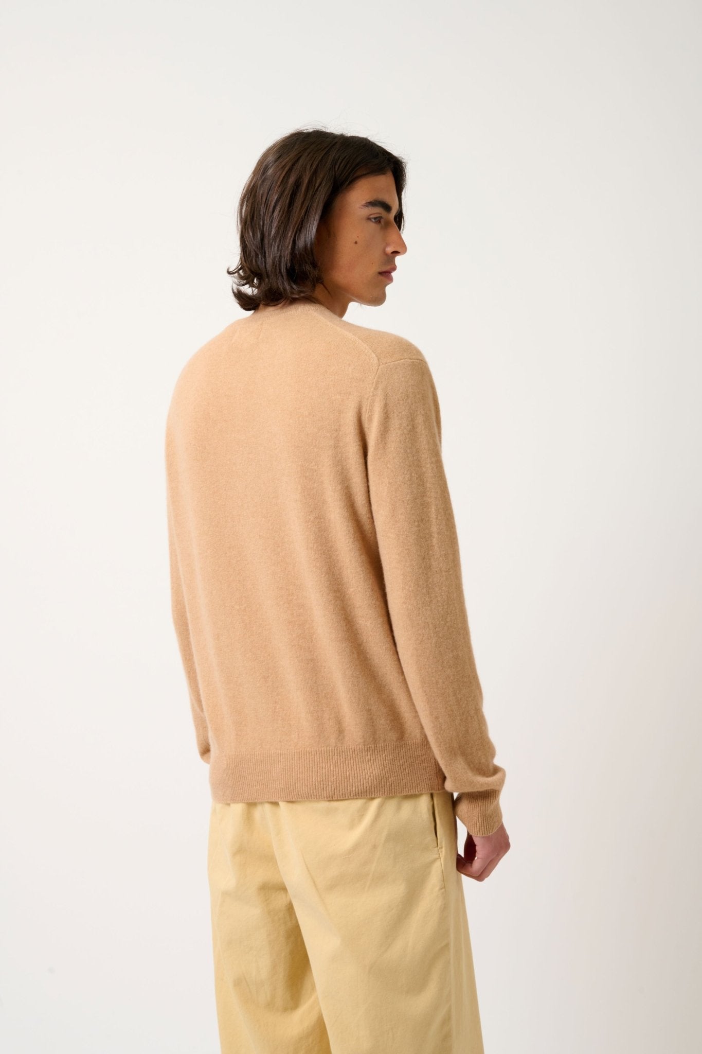 AIGLIÈRE Pullover mit Rundhalsausschnitt Sahara 100% Kaschmir