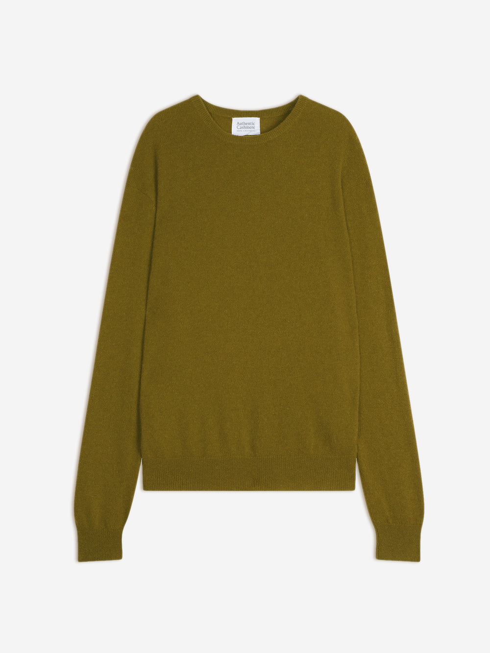 AIGLIÈRE Pullover mit Rundhalsausschnitt bronzefarben 100% Kaschmir