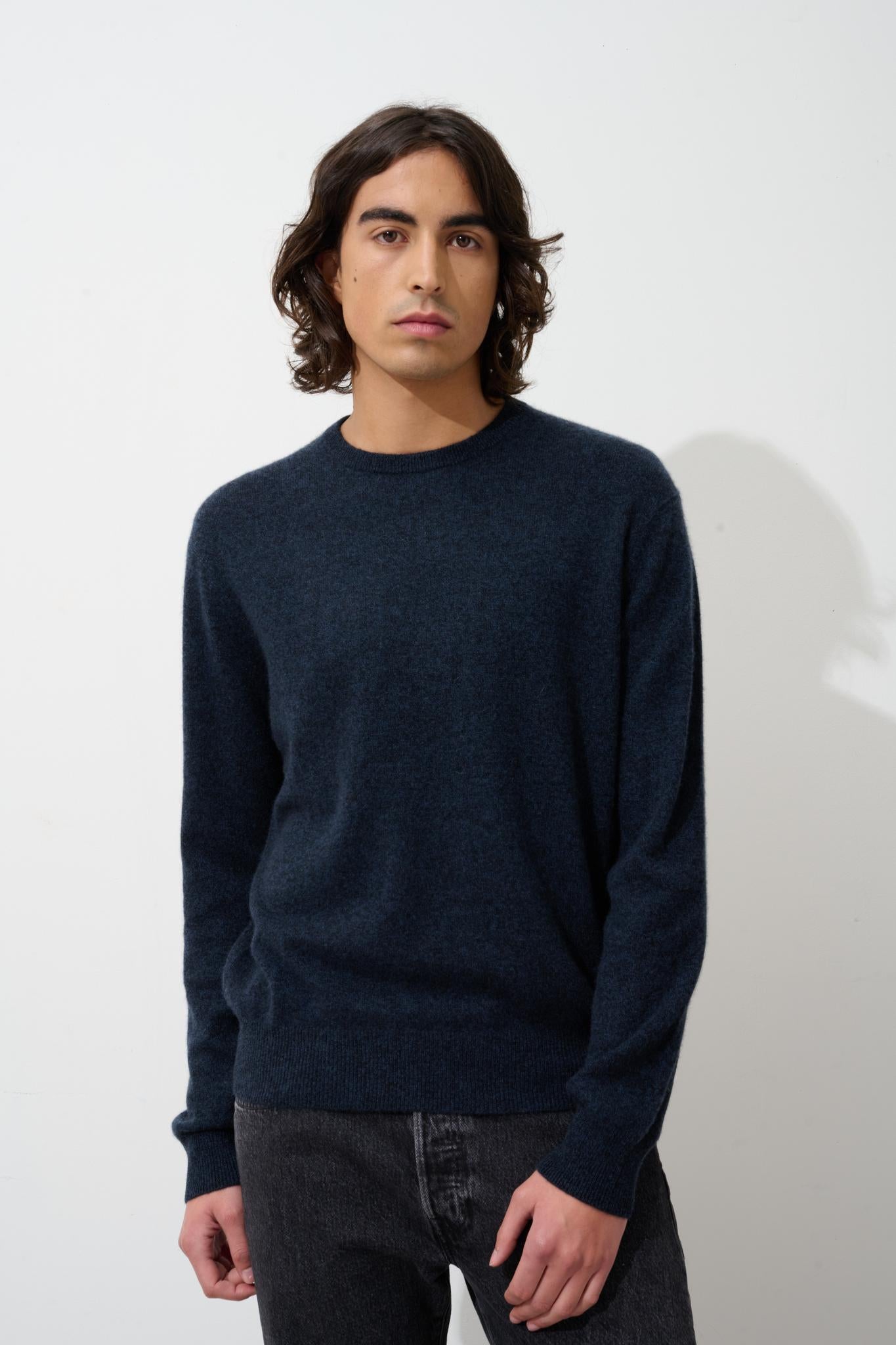 AIGLIÈRE caviar round-neck sweater 100% cashmere