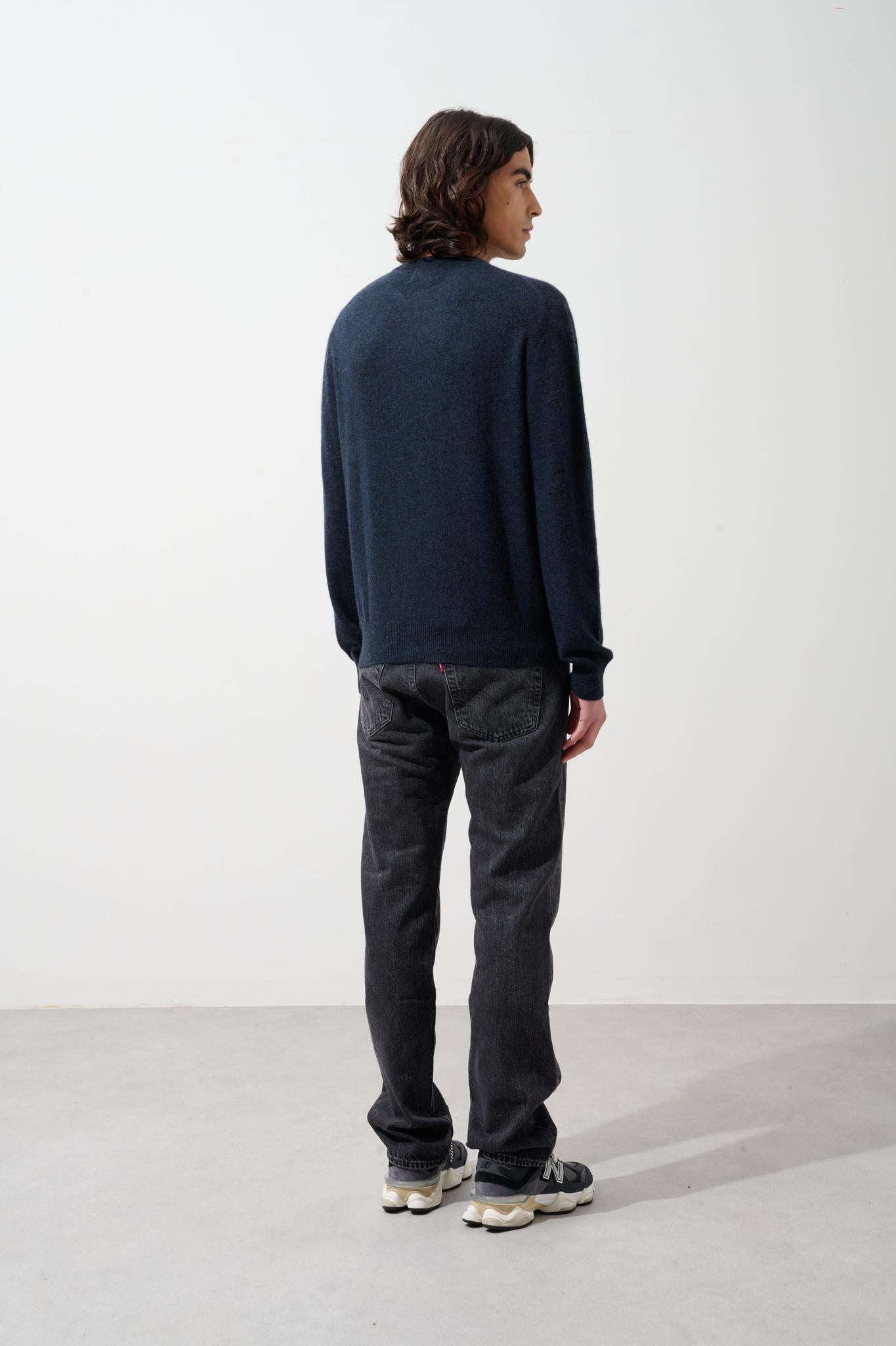 AIGLIÈRE caviar round-neck sweater 100% cashmere