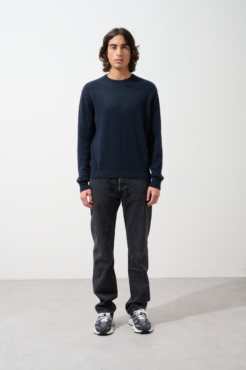 AIGLIÈRE caviar round-neck sweater 100% cashmere