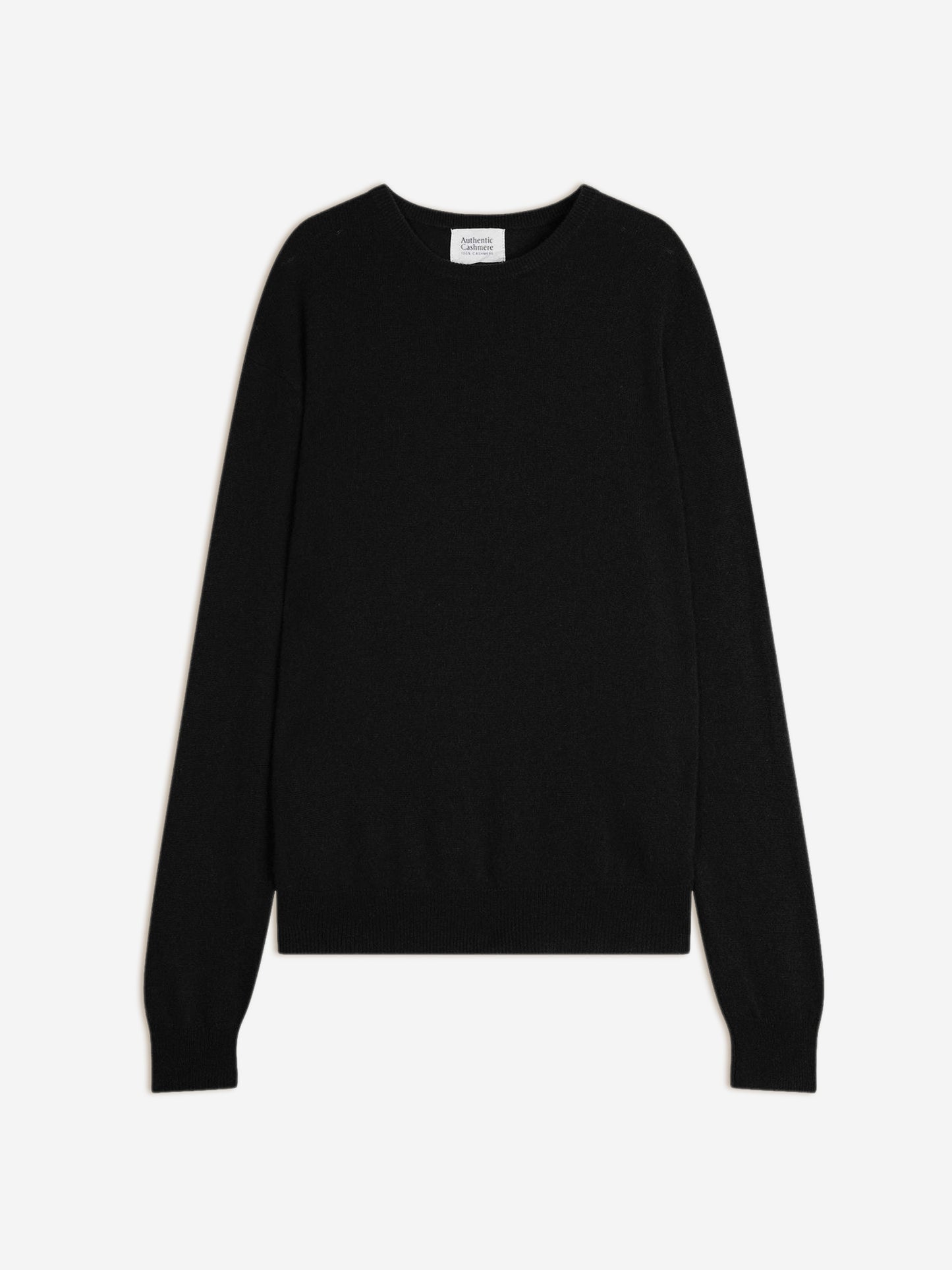 AIGLIÈRE black round-neck sweater 100% cashmere