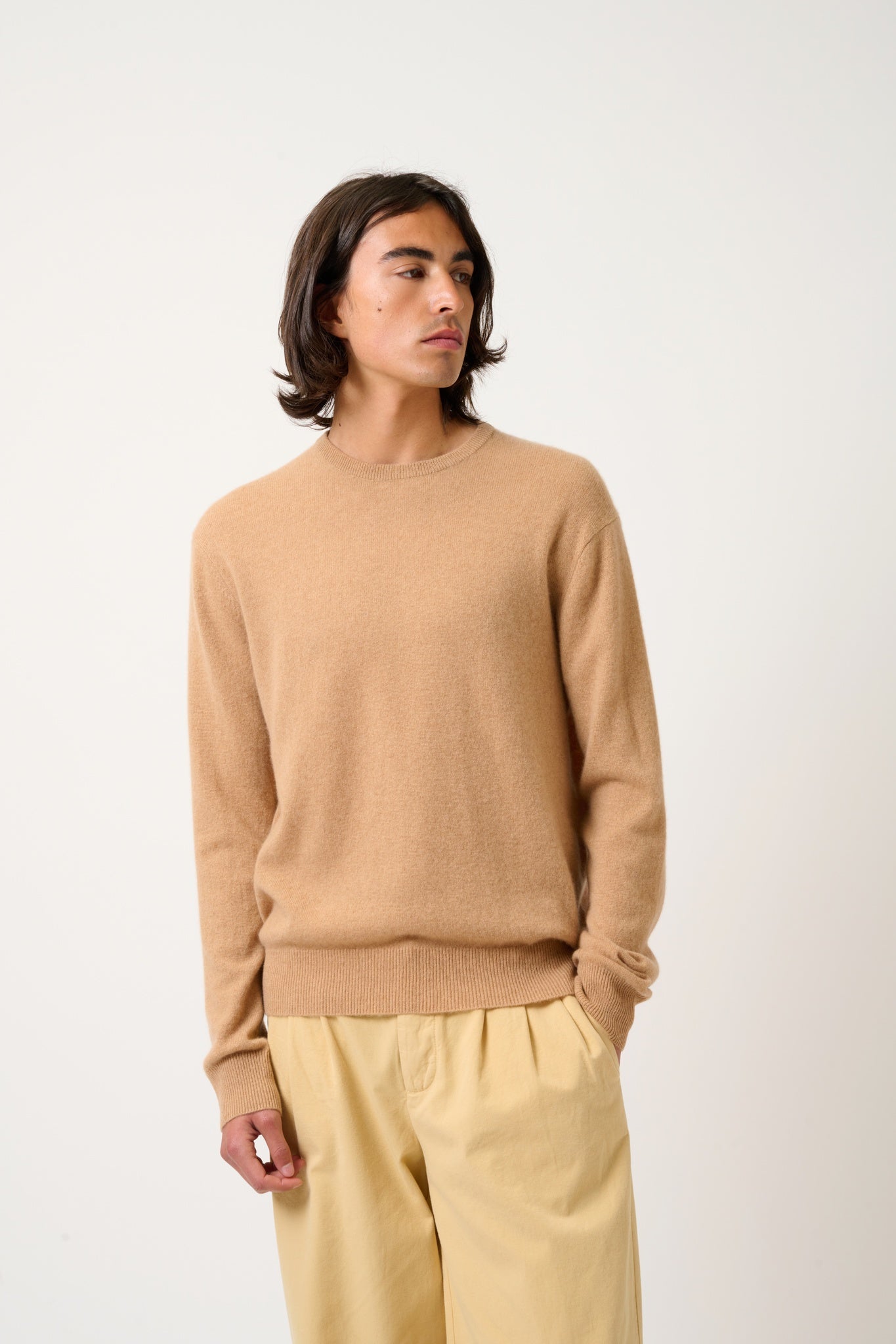 AIGLIÈRE sahara round-neck sweater 100% cashmere