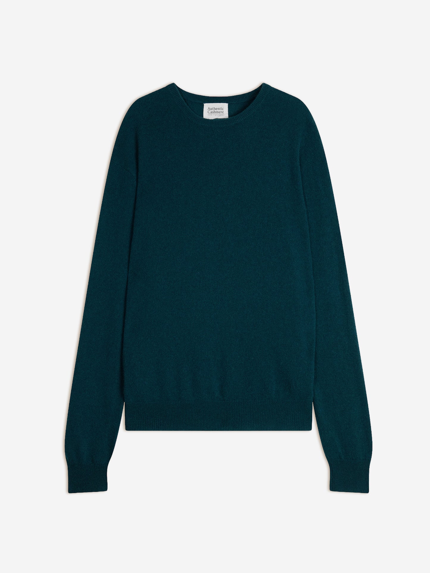AIGLIÈRE duck green round-neck sweater 100% cashmere