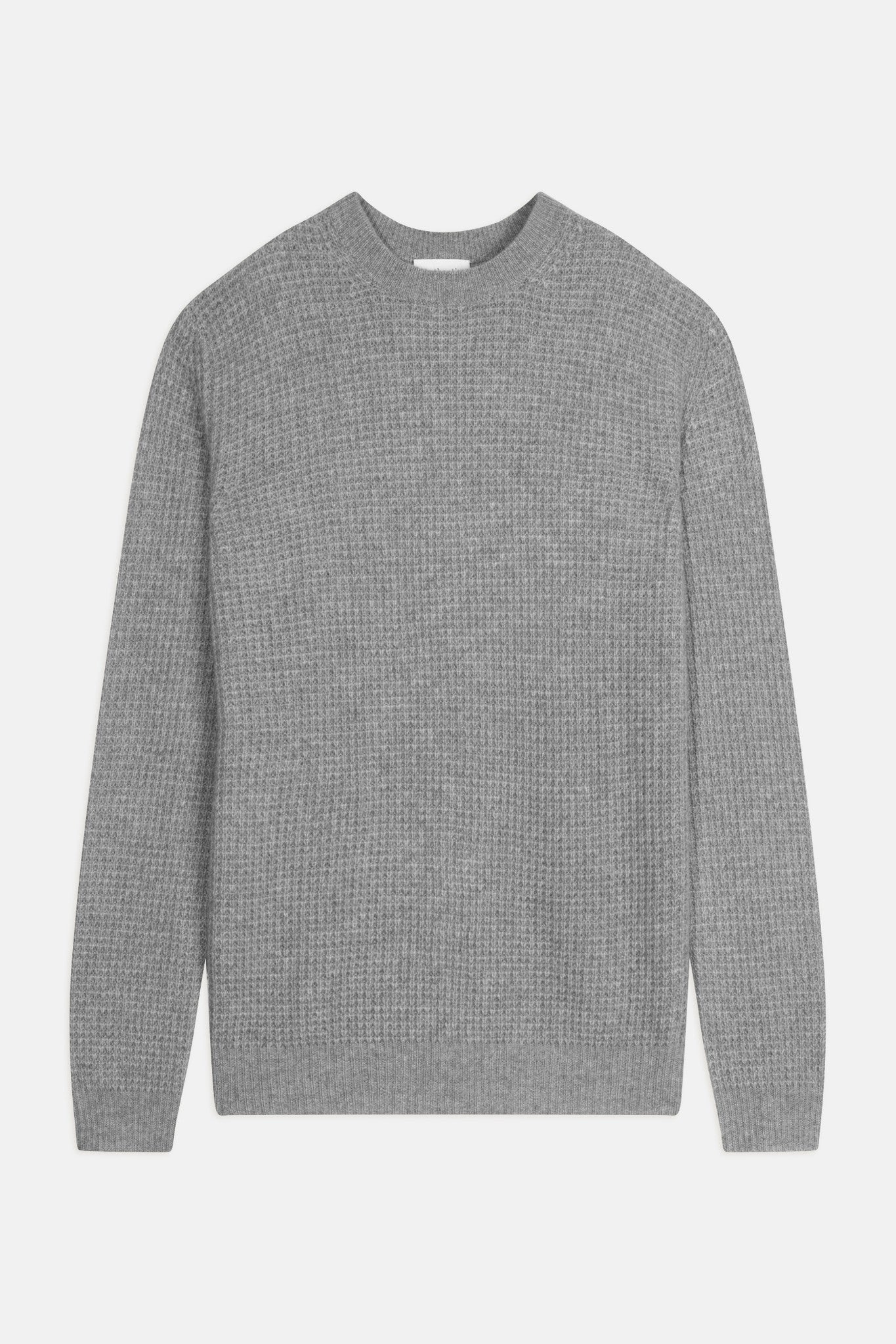 aksel pull col rond 4 fils nuage chiné 100% cachemire