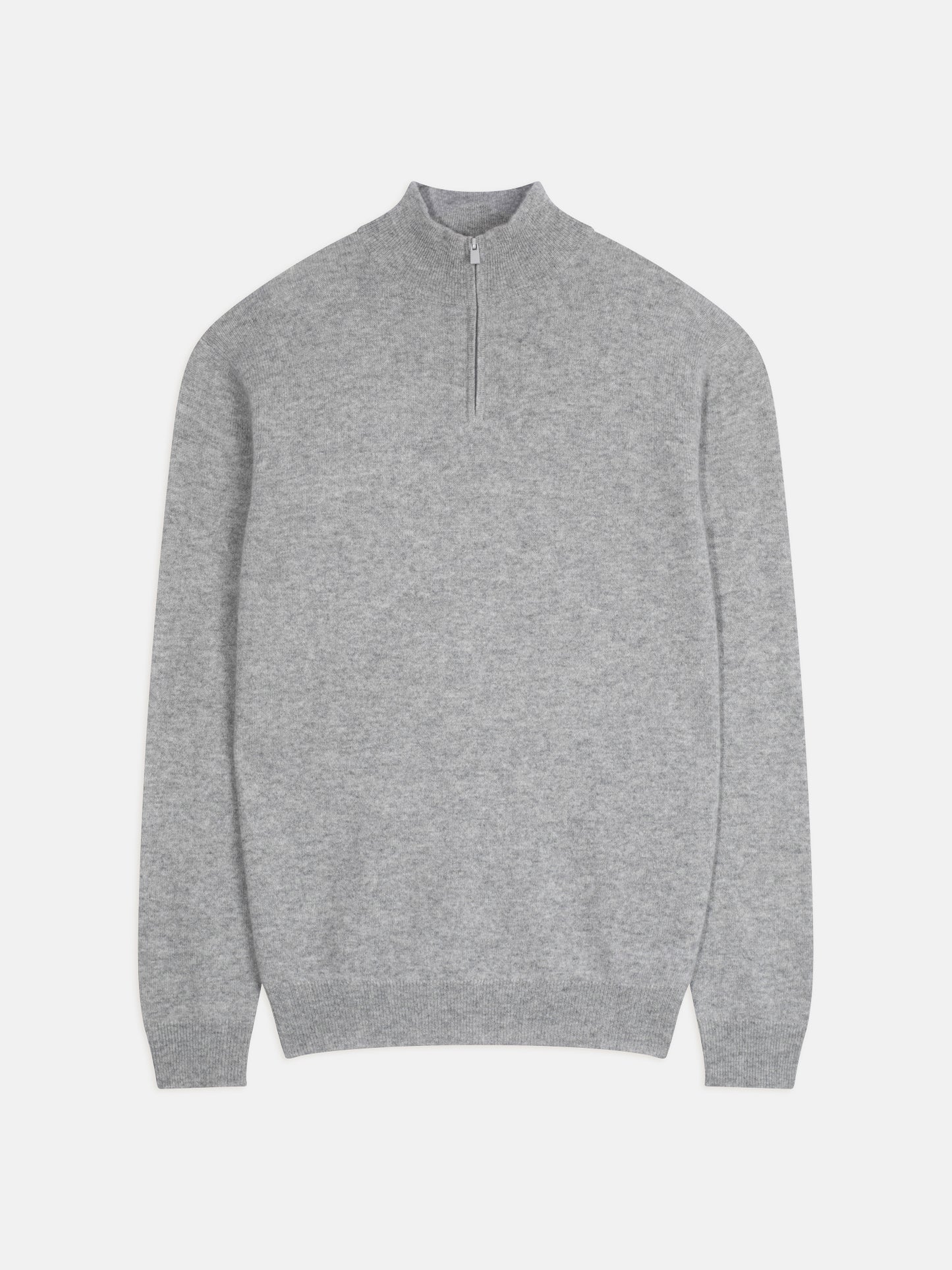 AMBIN pull camionneur gris souris chiné 100% cachemire