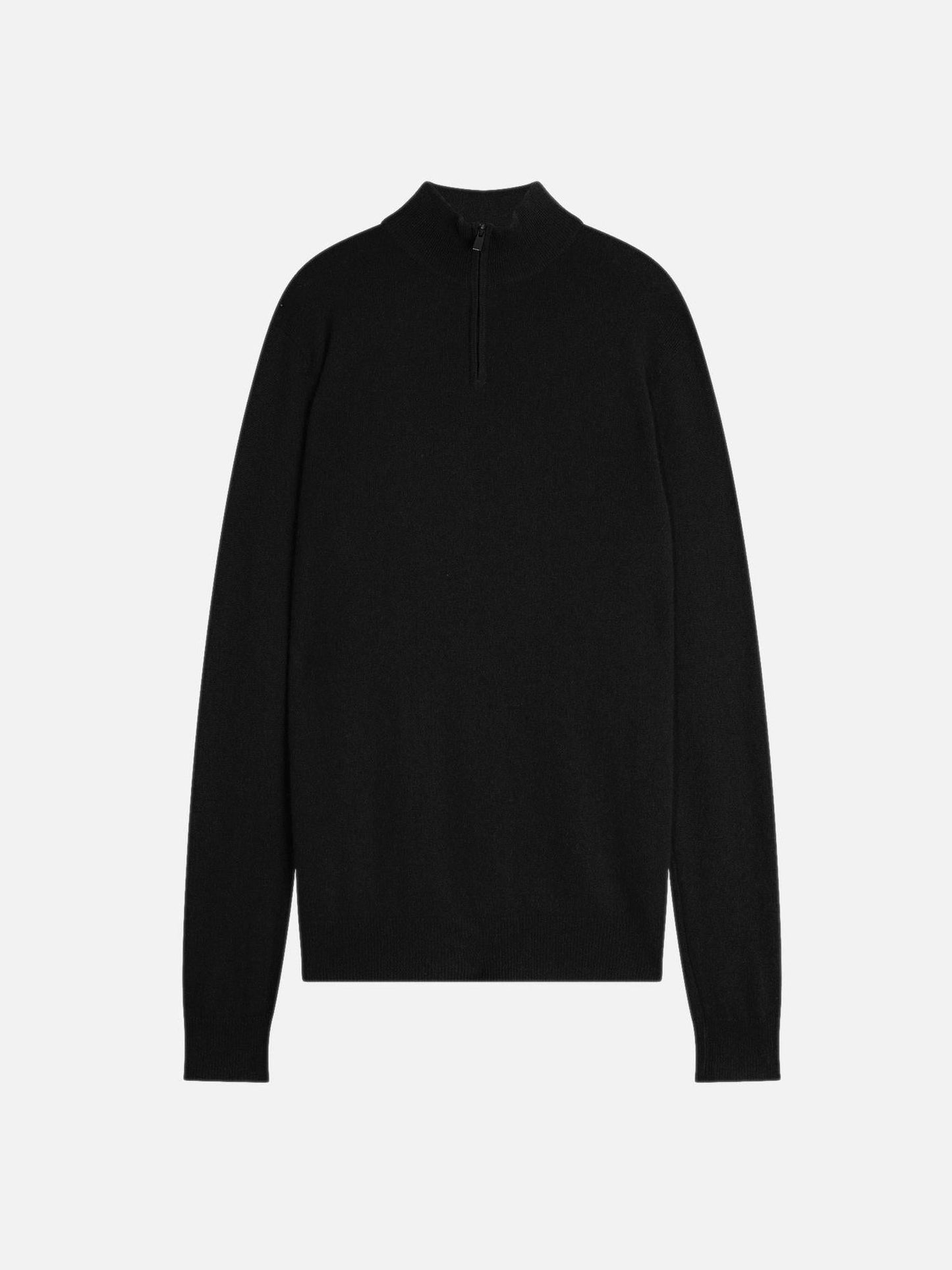 AMBIN black trucker sweater 100% cashmere