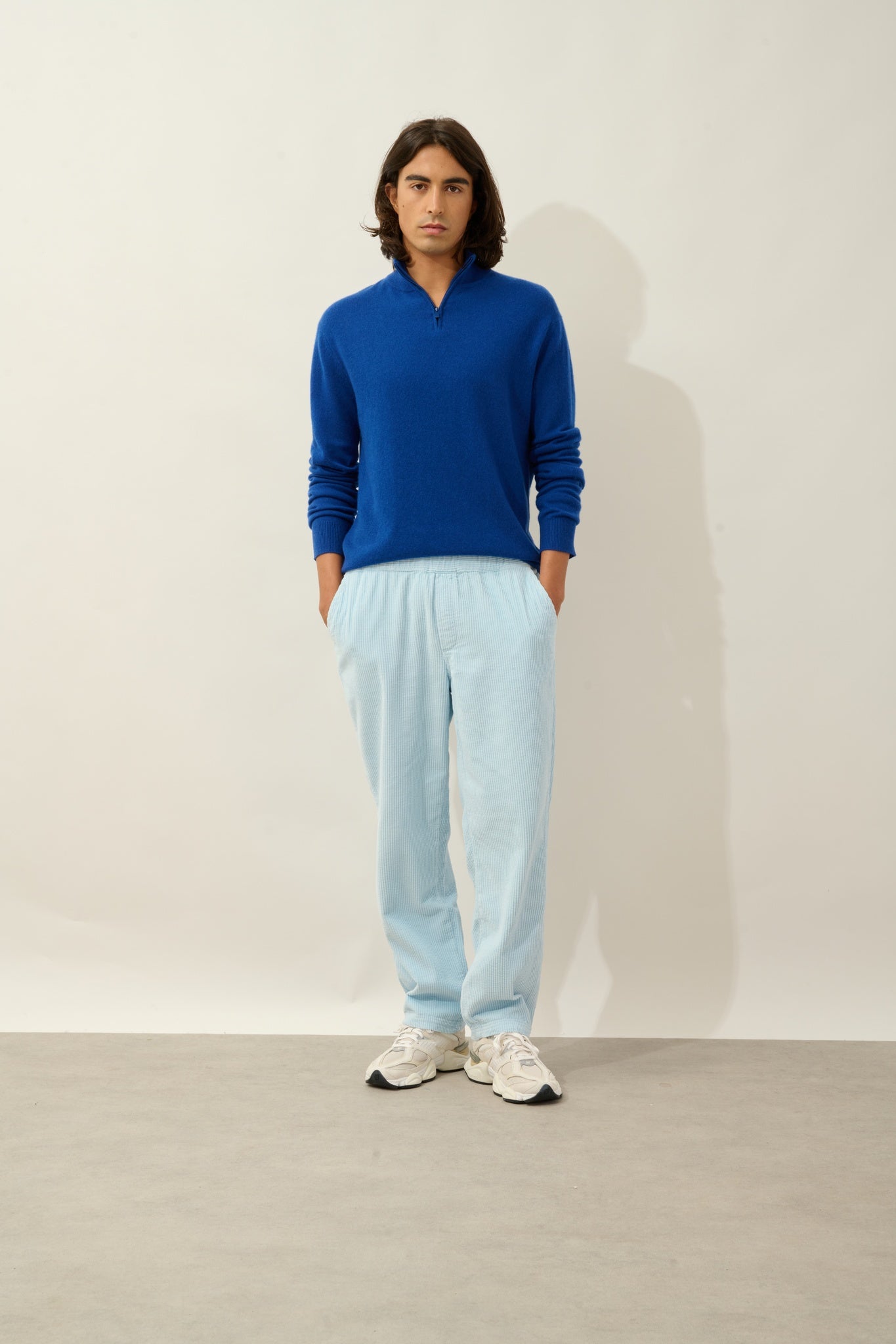 AMBIN pull camionneur outremer 100% cachemire