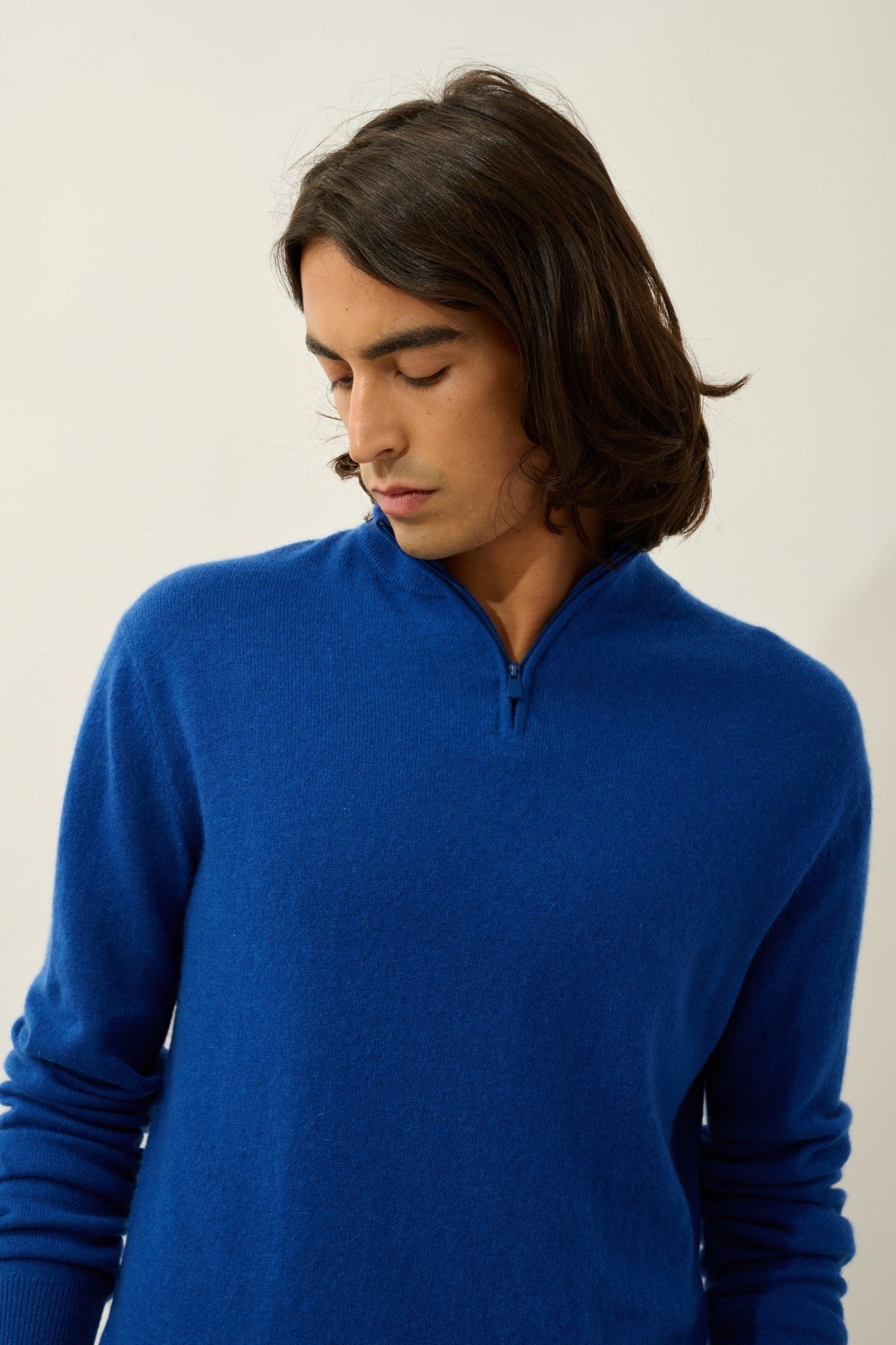 ambin pull camionneur outremer 100% cachemire