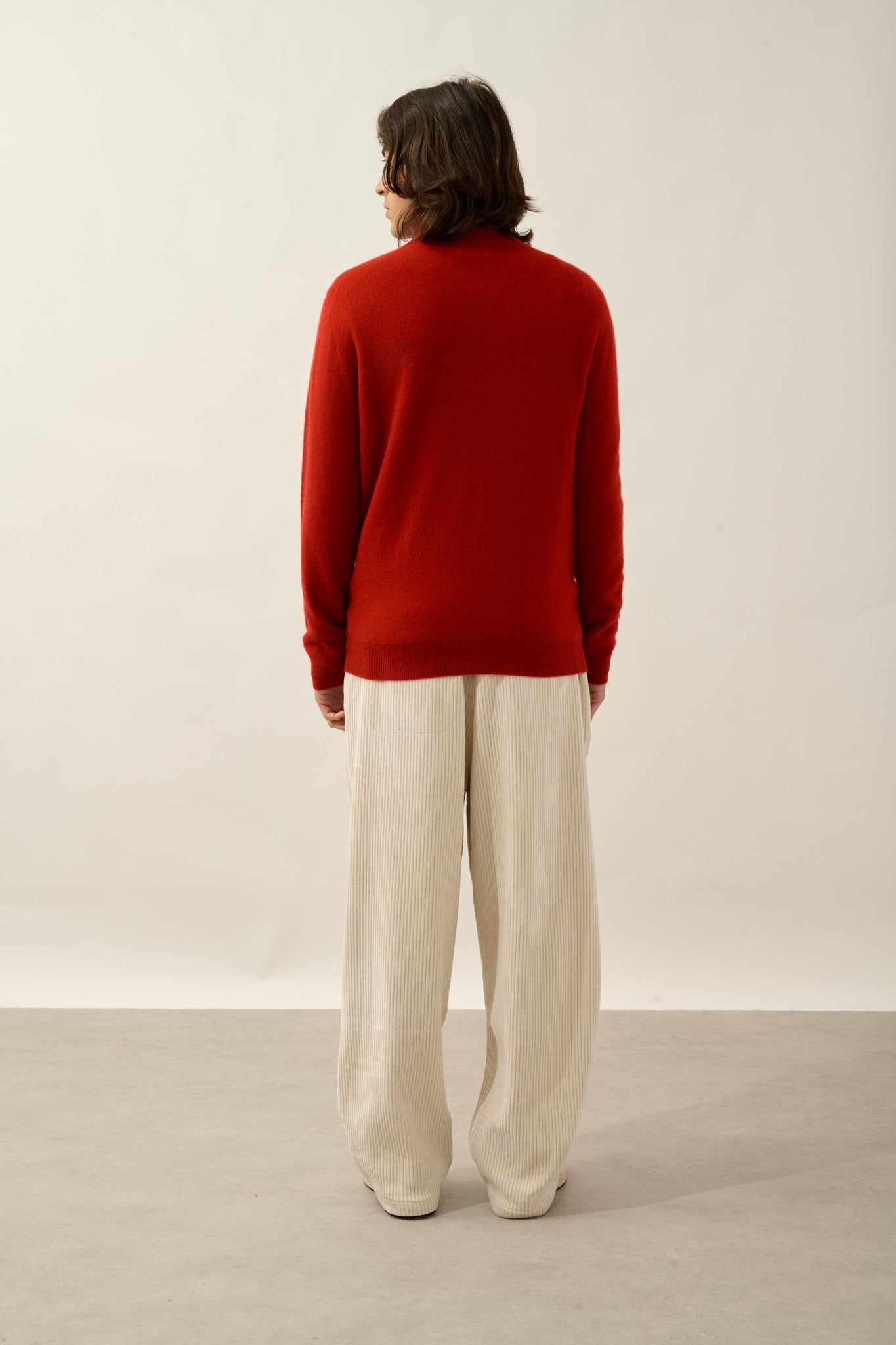 ambin pull camionneur rubis 100% cachemire