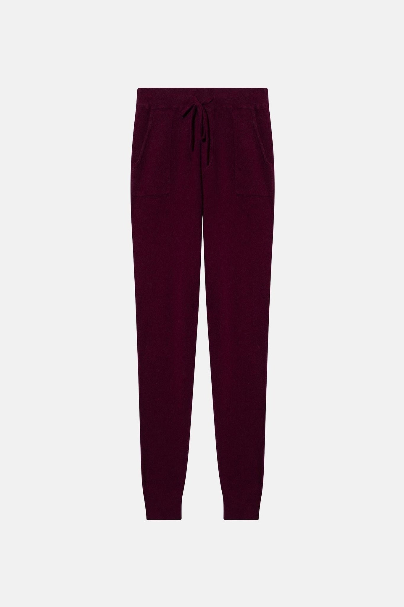 ANIKA burgundy jogging suit 100% cashmere
