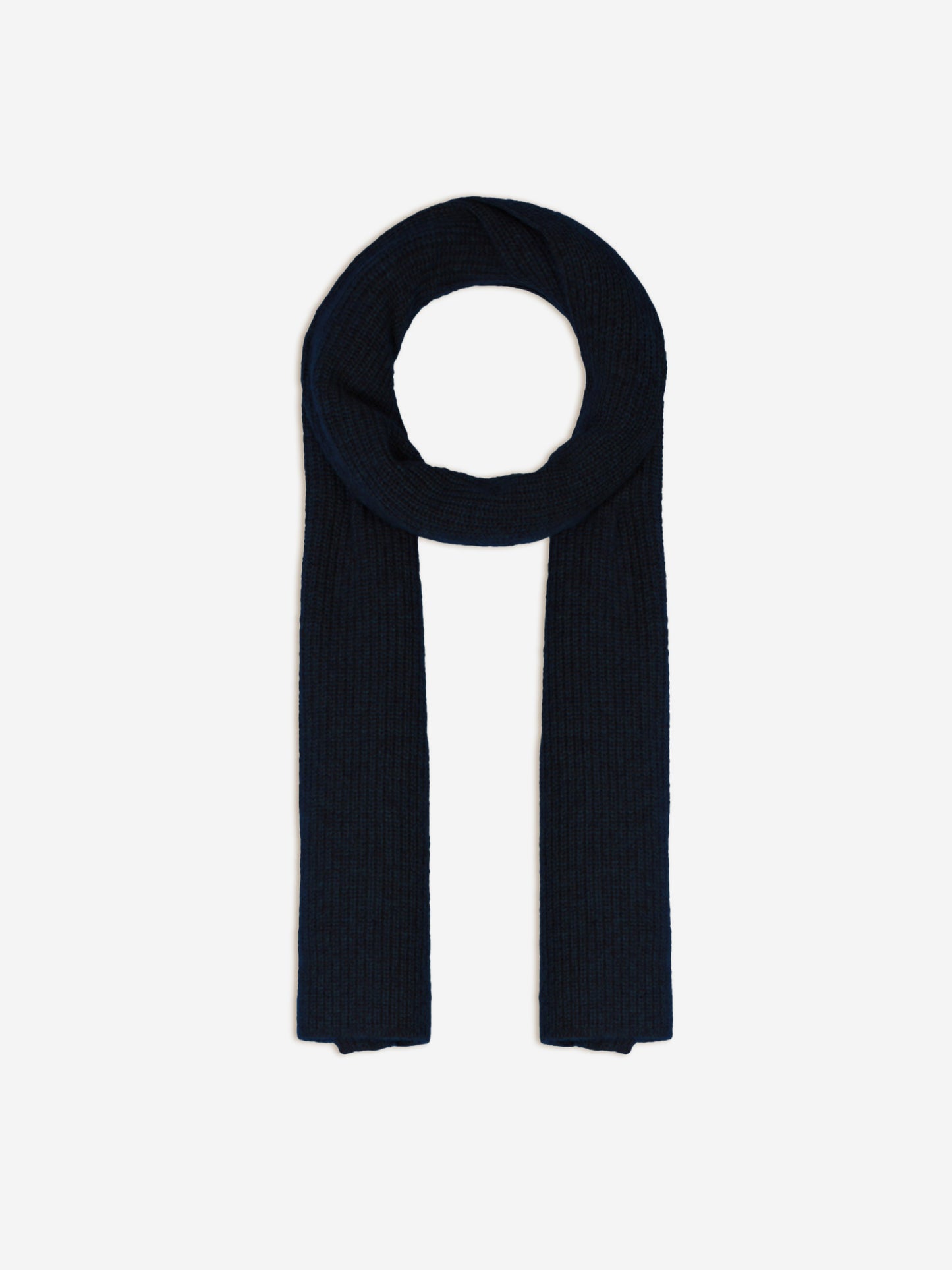 APOLLINE écharpe 4 fils caviar 100% cachemire