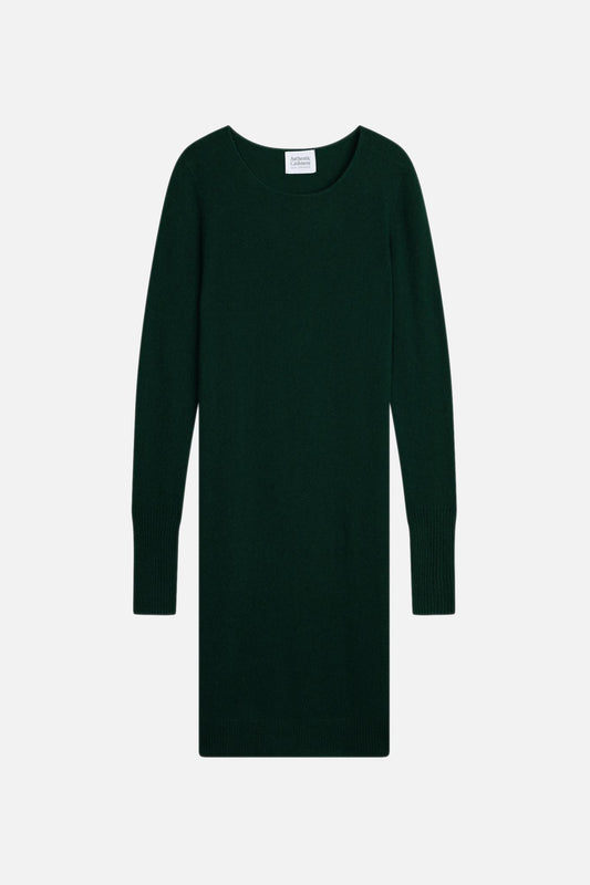 ARMET cypress round-neck dress 100% cashmere