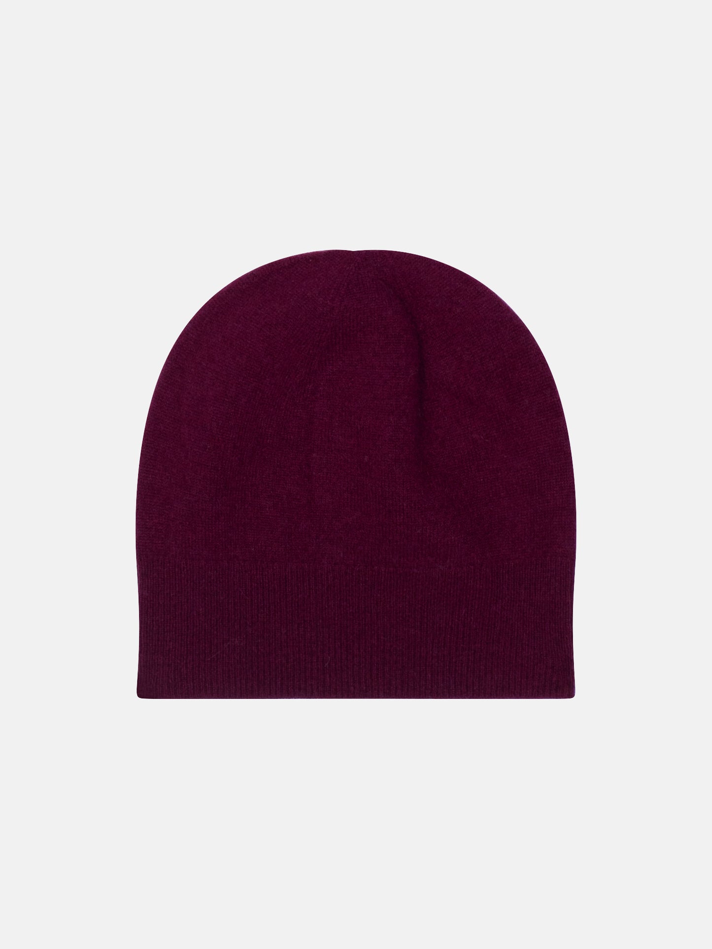 MANTI burgunderrote Mütze aus 100 % Kaschmir