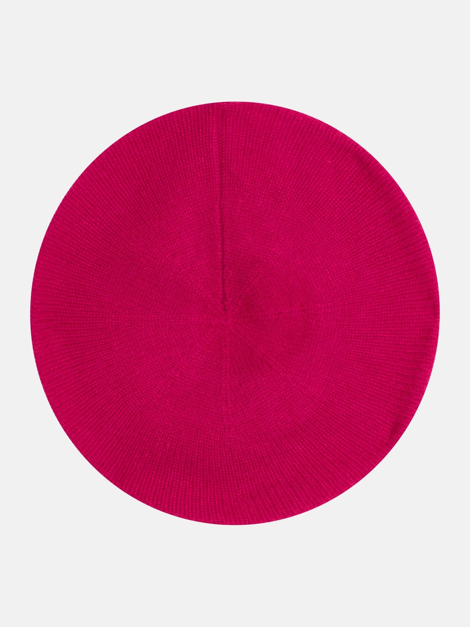 LIWI béret 4 fils fuchsia 100% cachemire