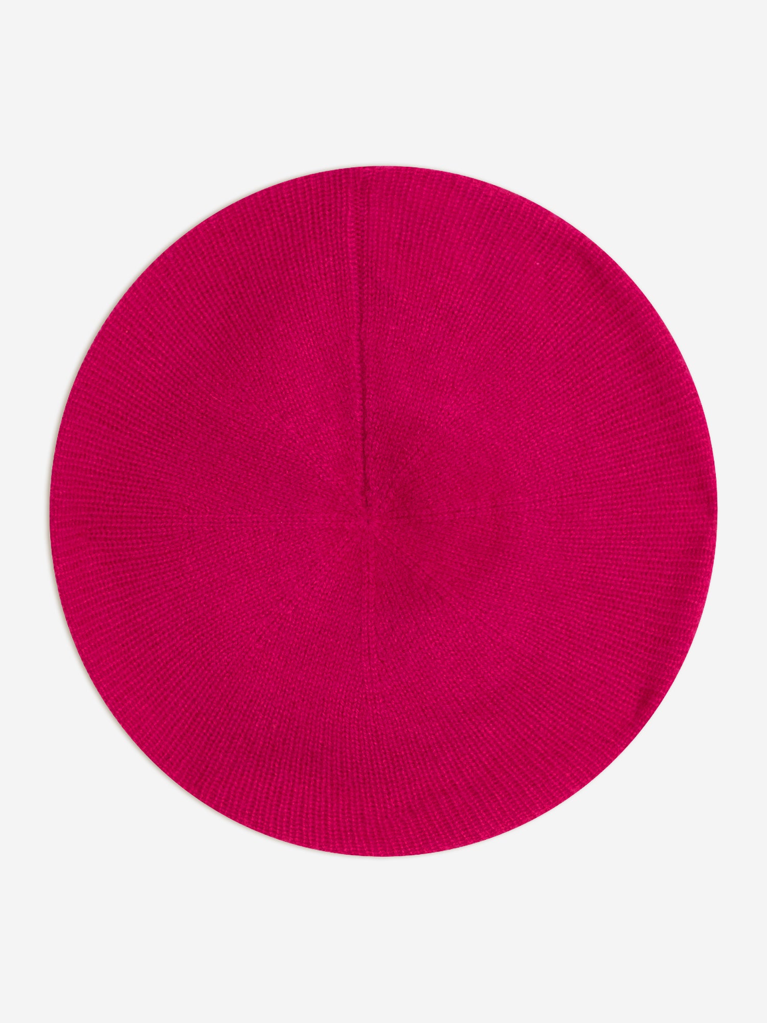 LIWI 4-fädige Baskenmütze Fuchsia 100% Kaschmir