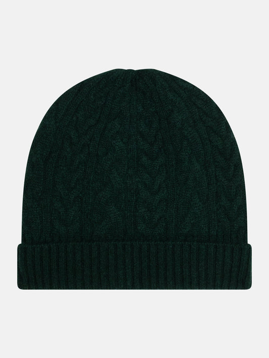 SCOTT 4-ply cypress beanie 100% cashmere