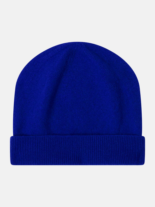 MANTI indigo beanie 100% cashmere