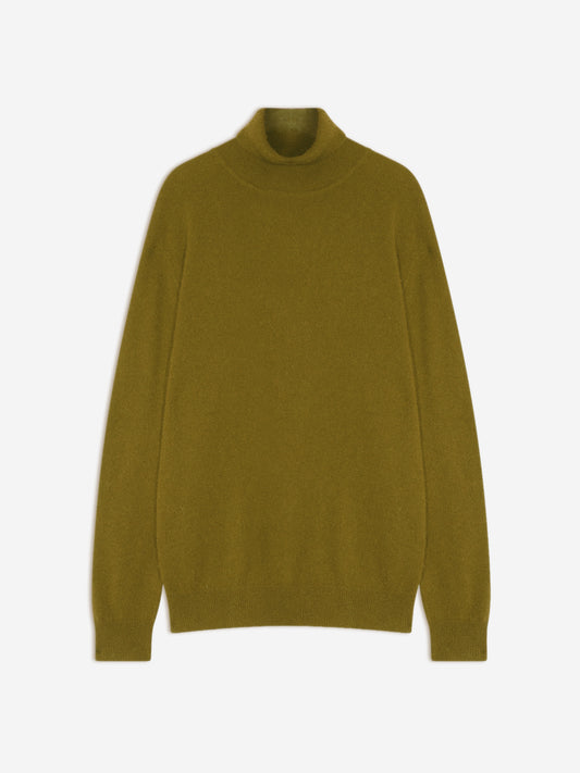 BANGE Rollkragenpullover Bronze 100% Kaschmir