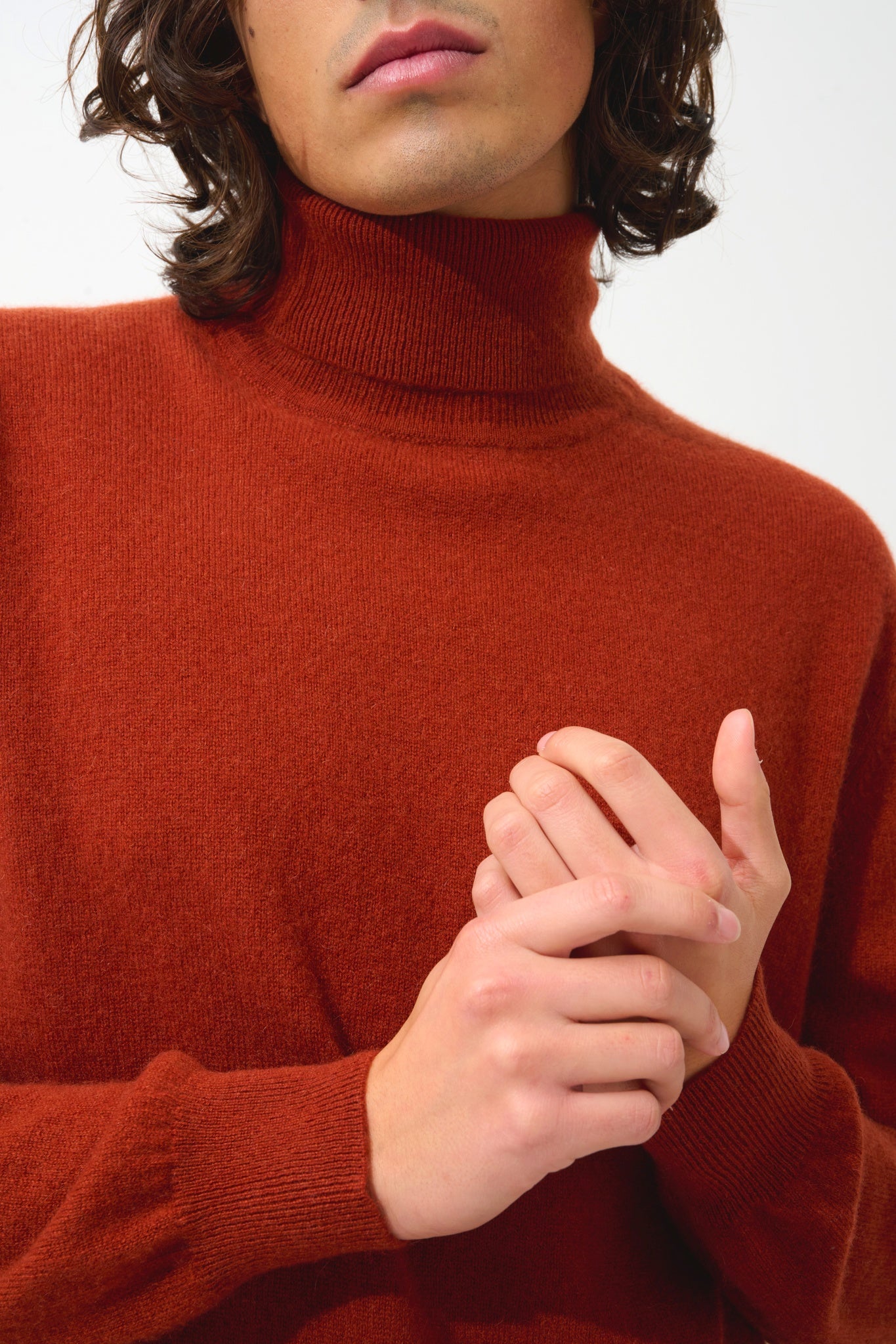 BANGE Rollkragenpullover Eichhörnchen 100% Kaschmir