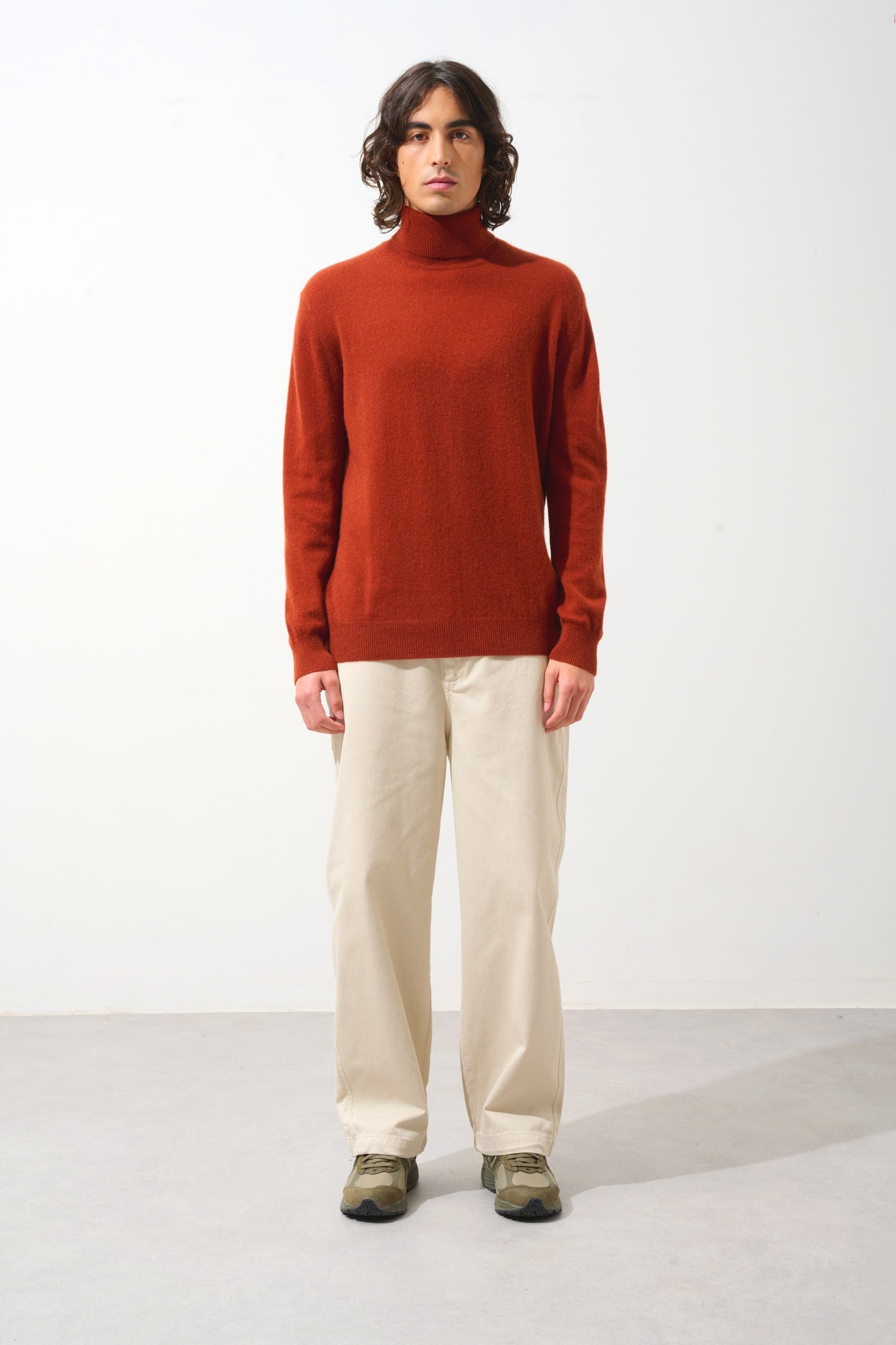 BANGE Rollkragenpullover Eichhörnchen 100% Kaschmir