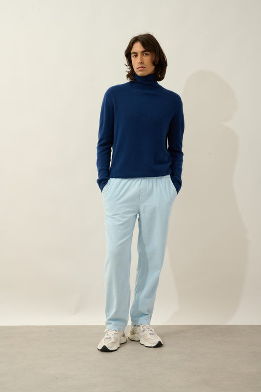 bange pull col roulé minuit 100% cachemire