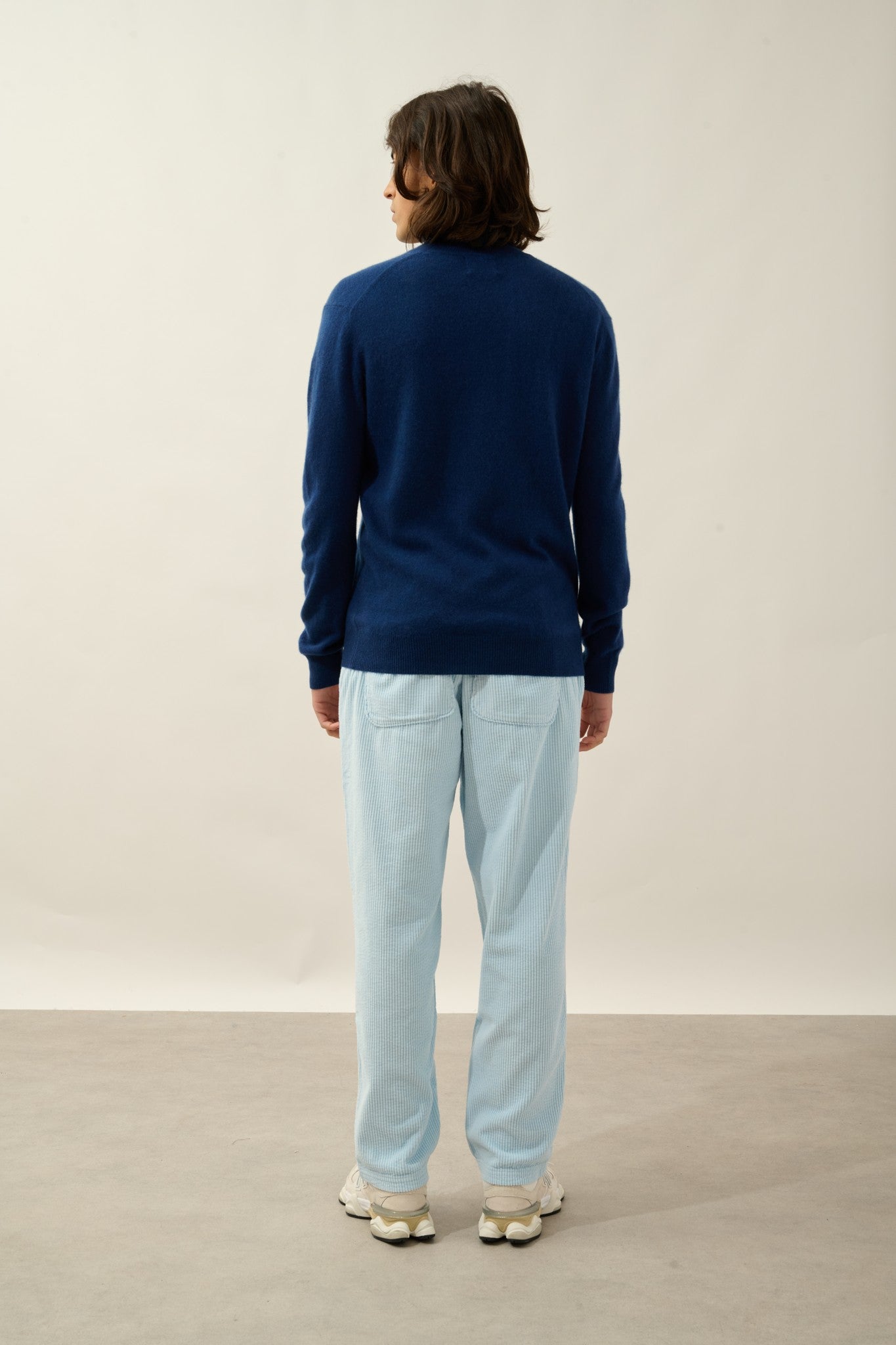 bange pull col roulé minuit 100% cachemire