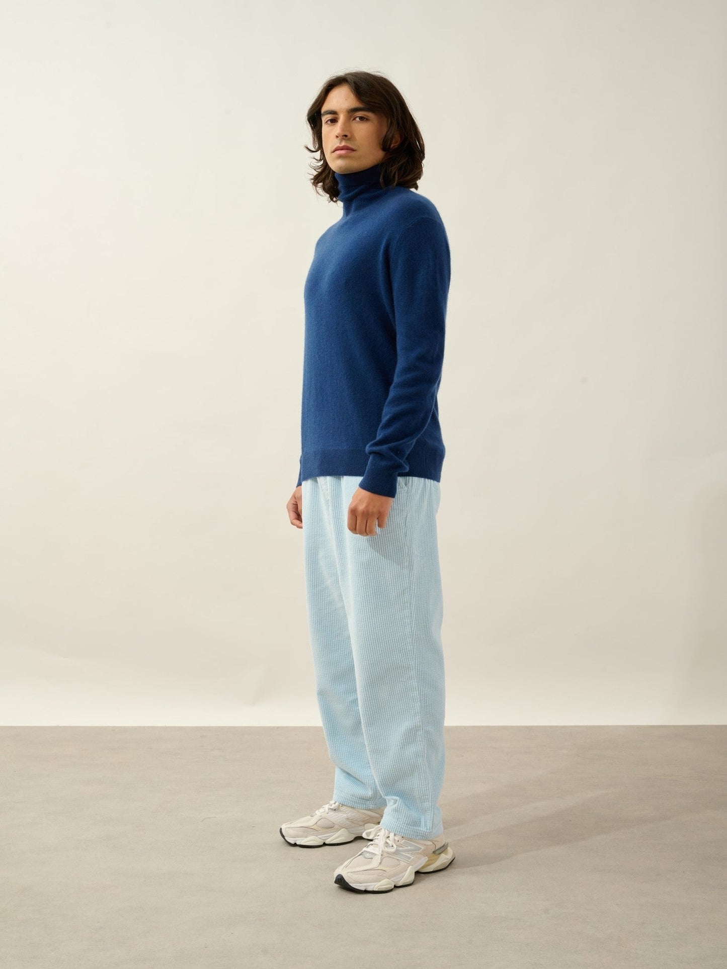 bange pull col roulé minuit 100% cachemire