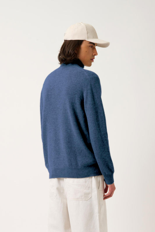 BANGE ocean turtleneck sweater 100% cashmere