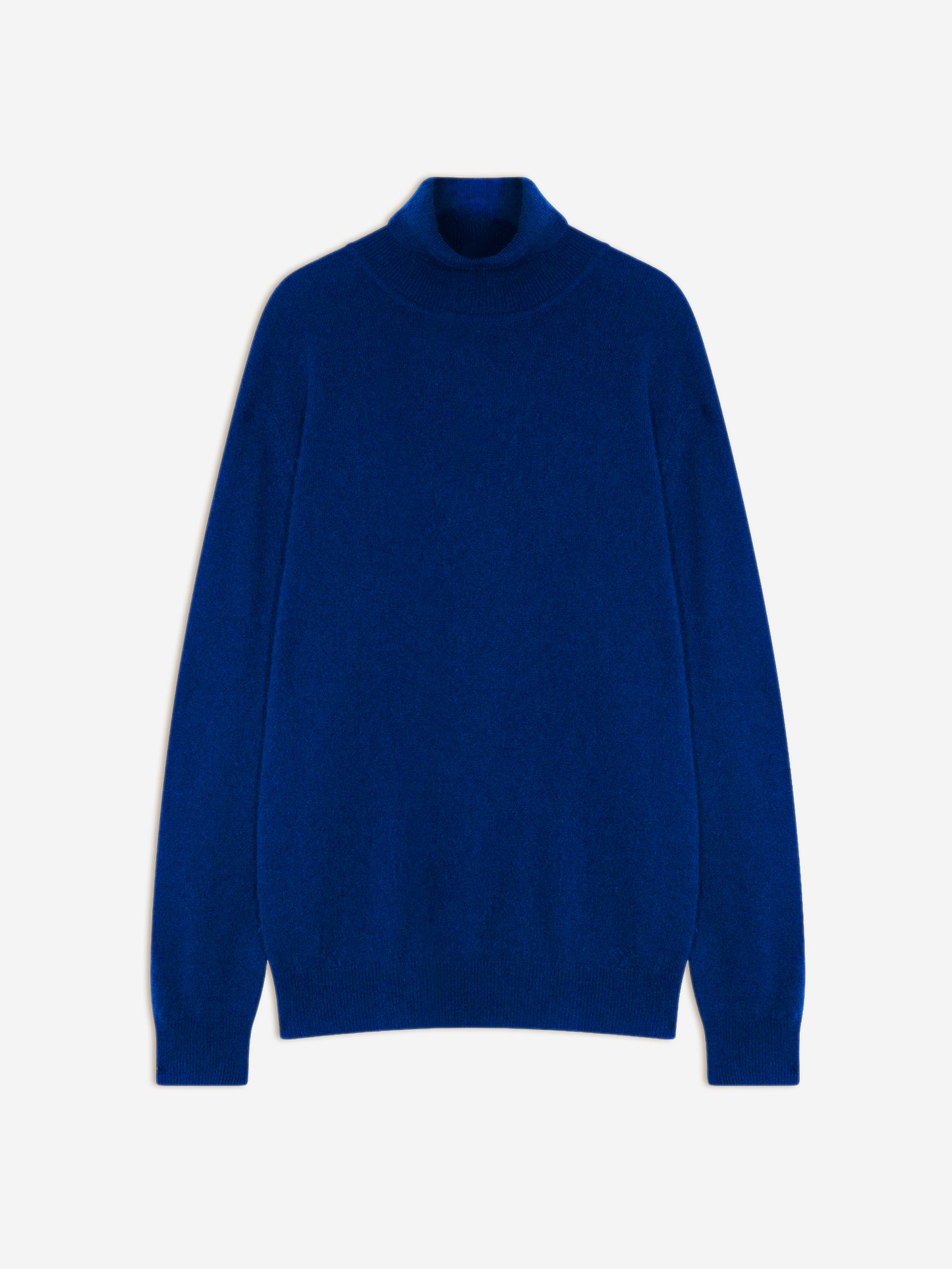 BANGE ultramarine turtleneck sweater 100% cashmere