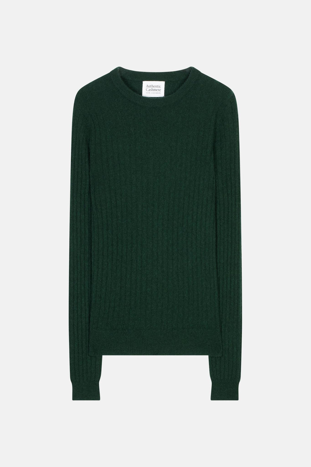 BELLA Pullover mit Rundhalsausschnitt Zypresse 100% Kaschmir