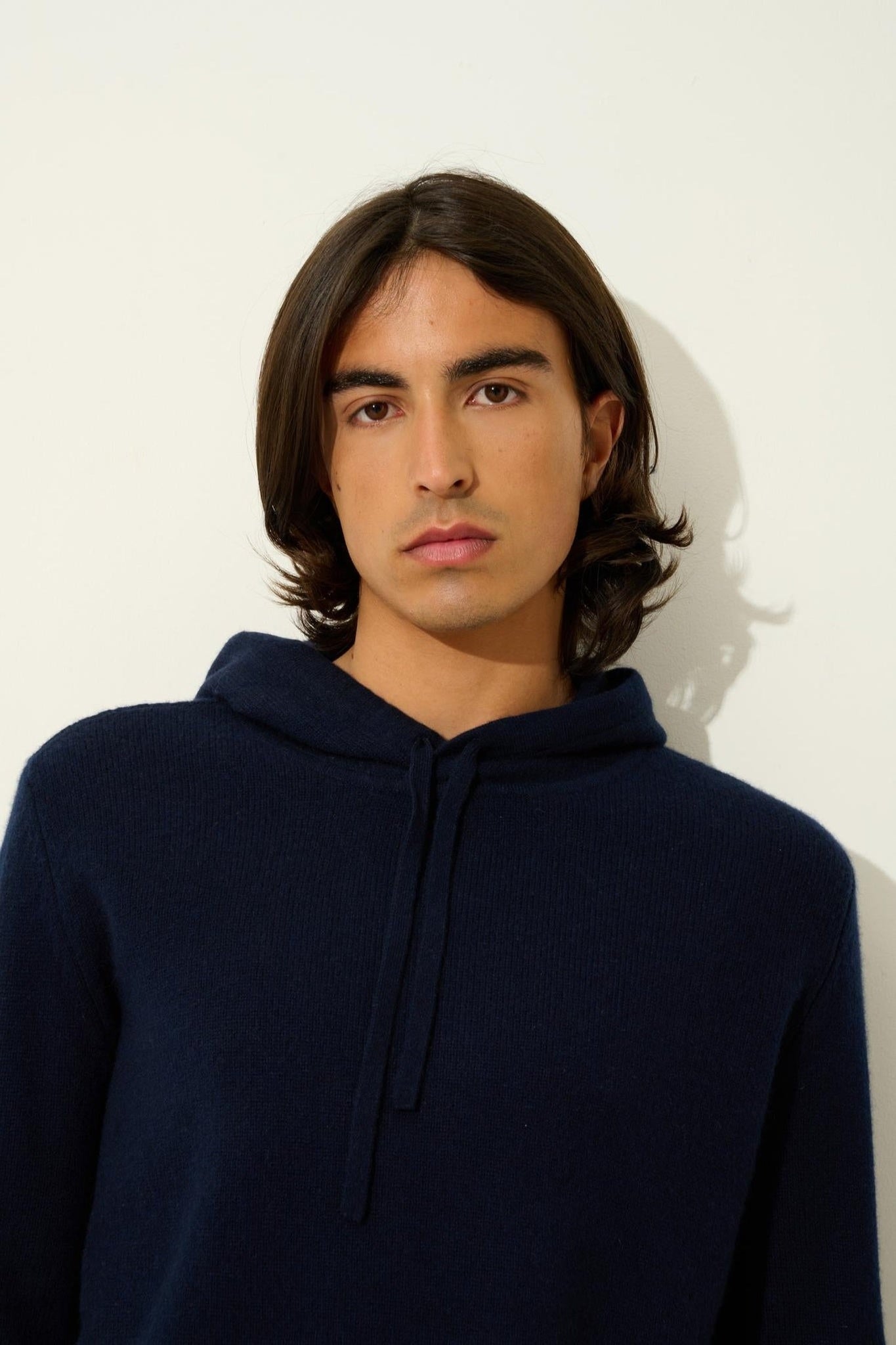 BENDT Kapuzenpullover 4-fädig navy 100% Kaschmir