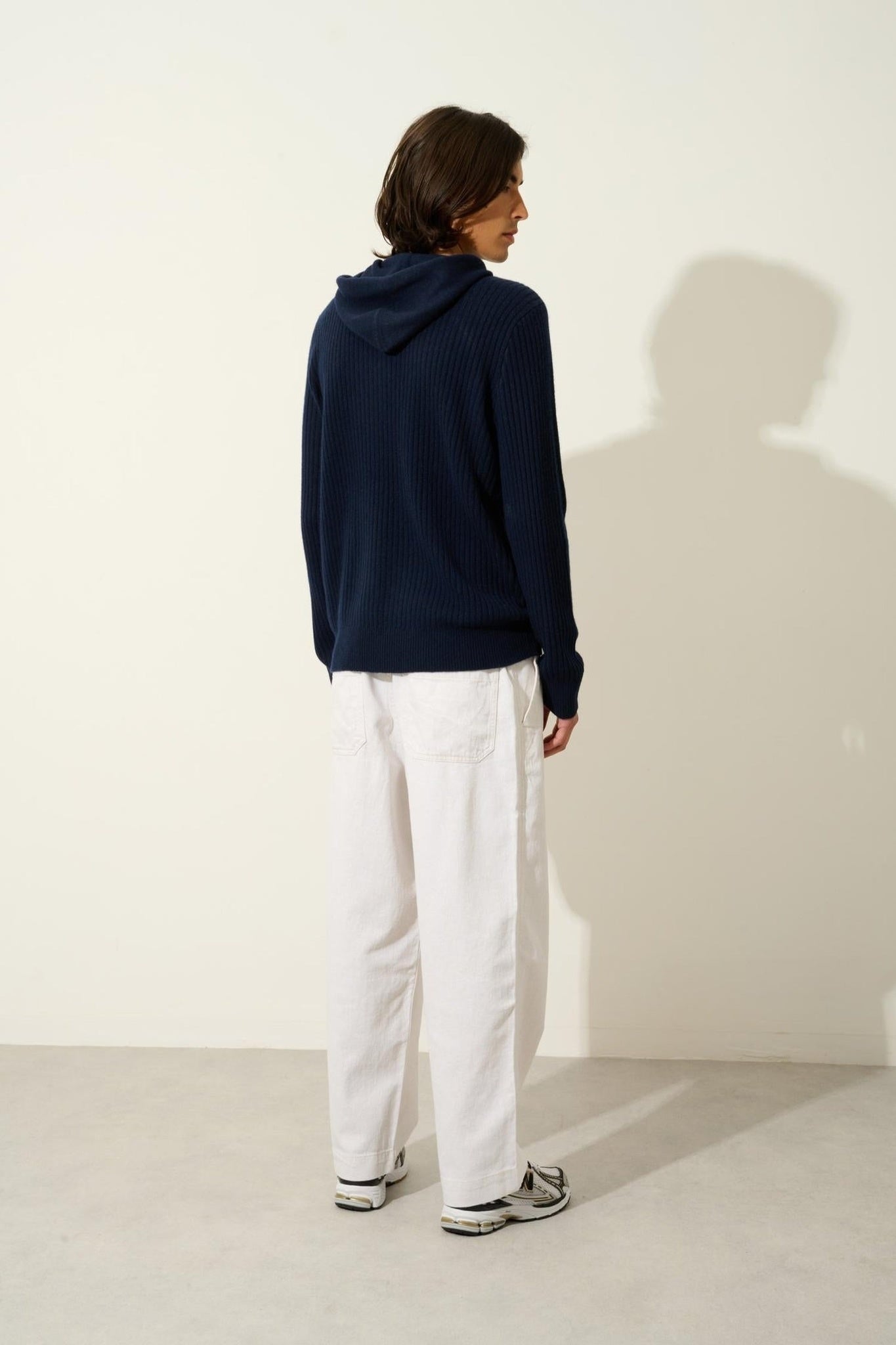 BENDT Kapuzenpullover 4-fädig navy 100% Kaschmir