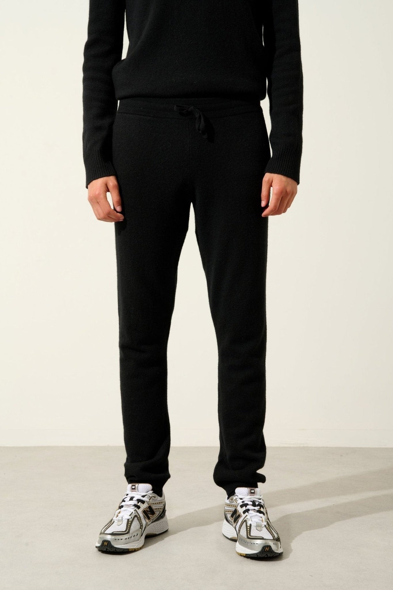 BICHET black jogging suit 100% cashmere