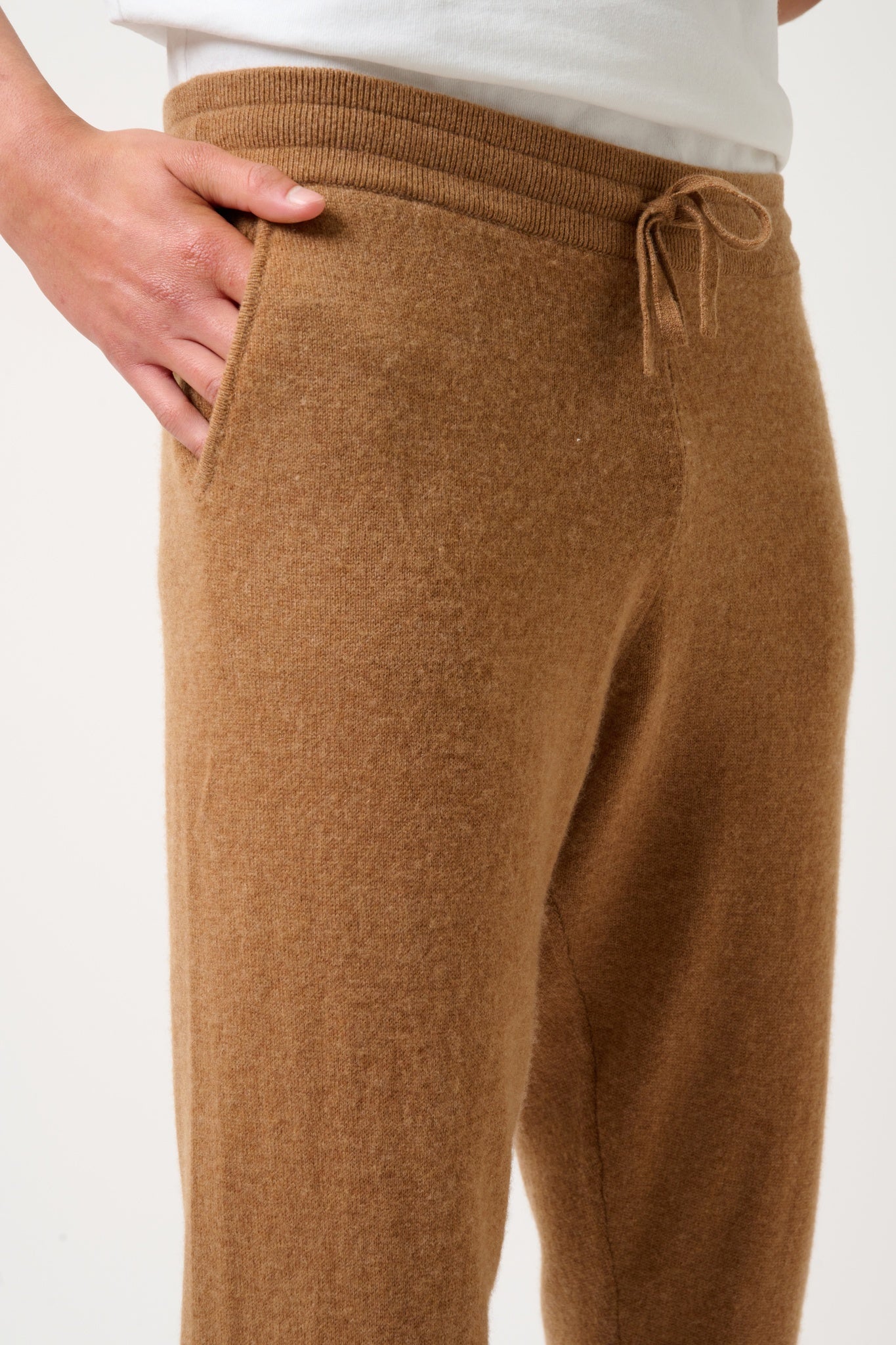 BICHET jogging noisette 100% cachemire