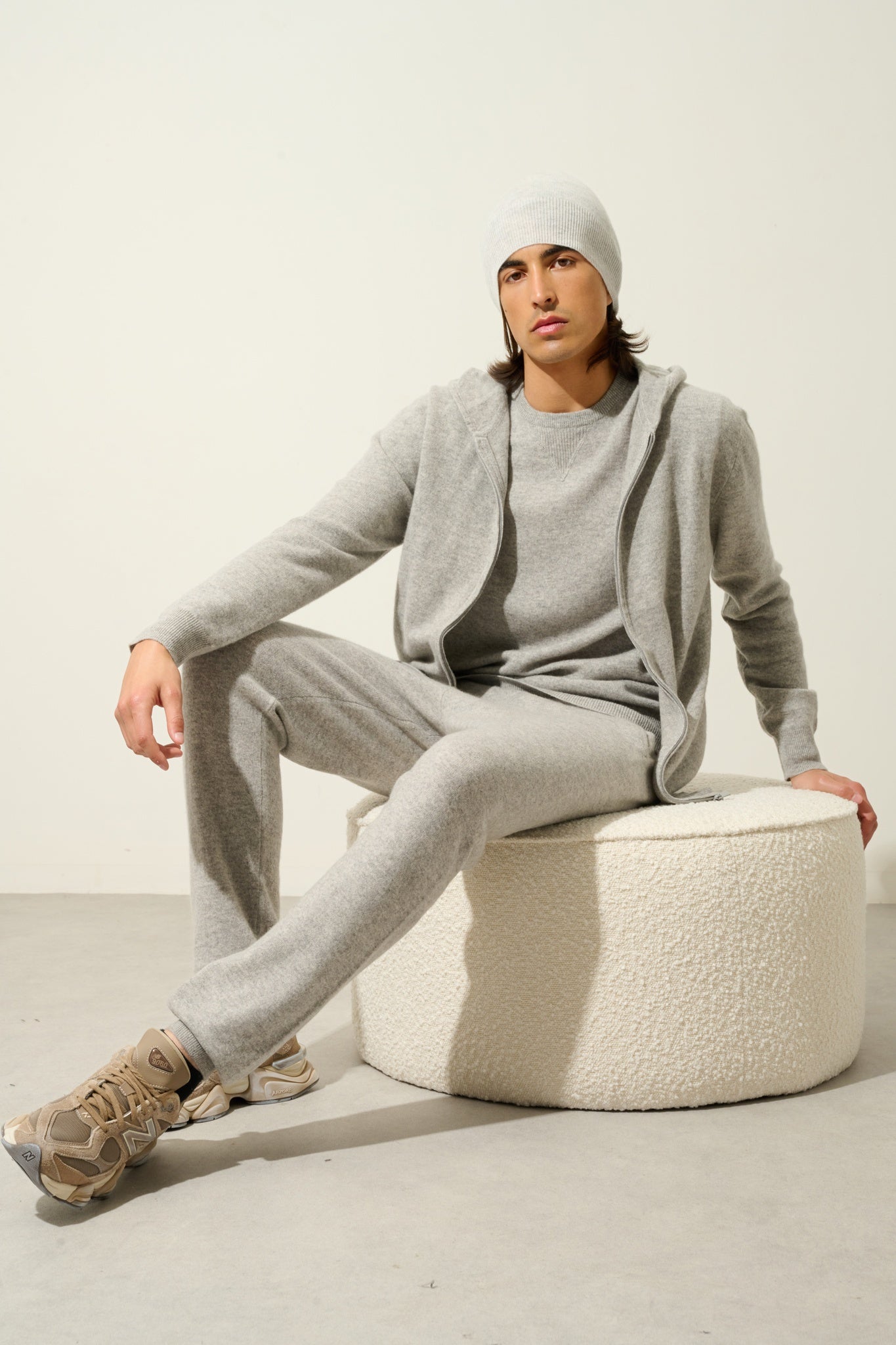 BICHET cloud jogging shades 100% cashmere