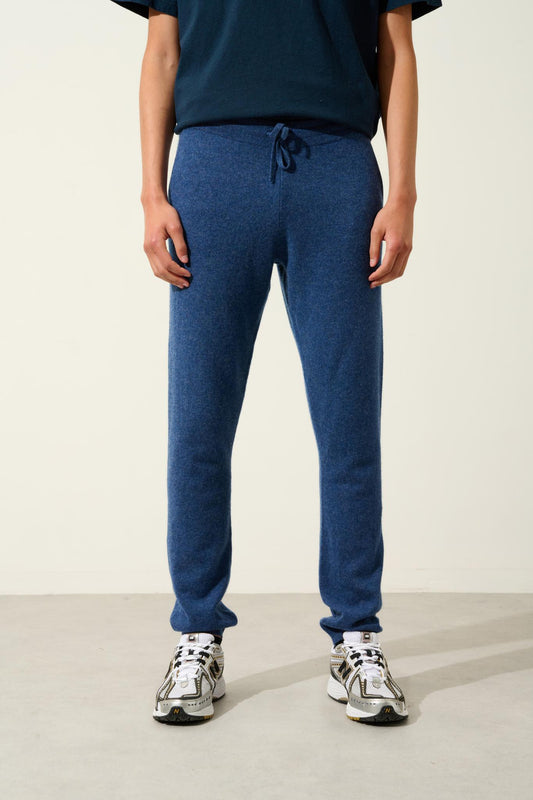 BICHET Jogginghose ocean meliert 100% Kaschmir