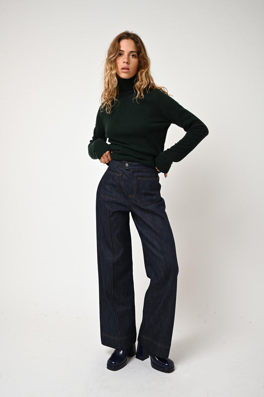 BISE cypress turtleneck sweater 100% cashmere