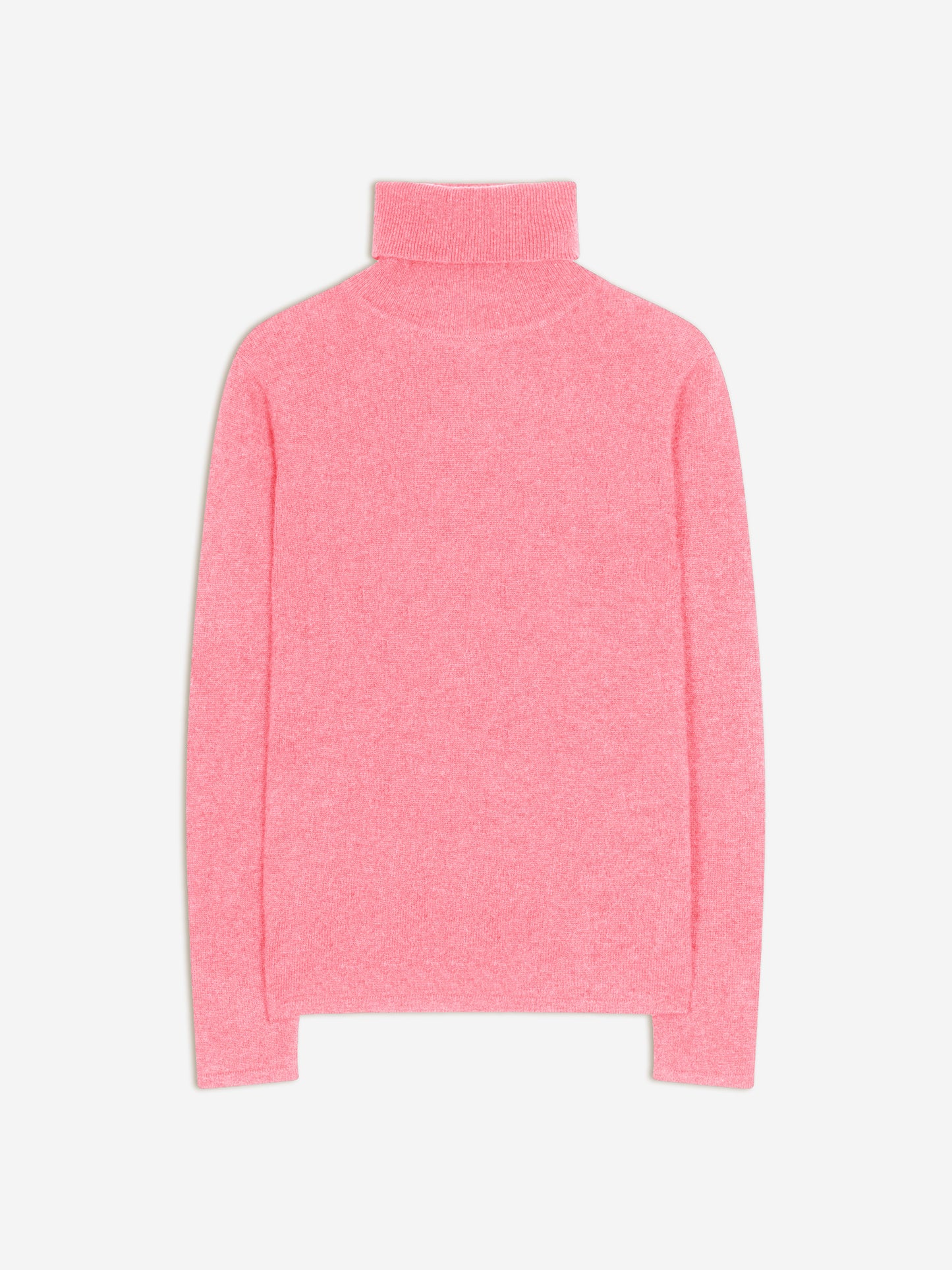 BISE Rollkragenpullover rosa meliert 100% Kaschmir