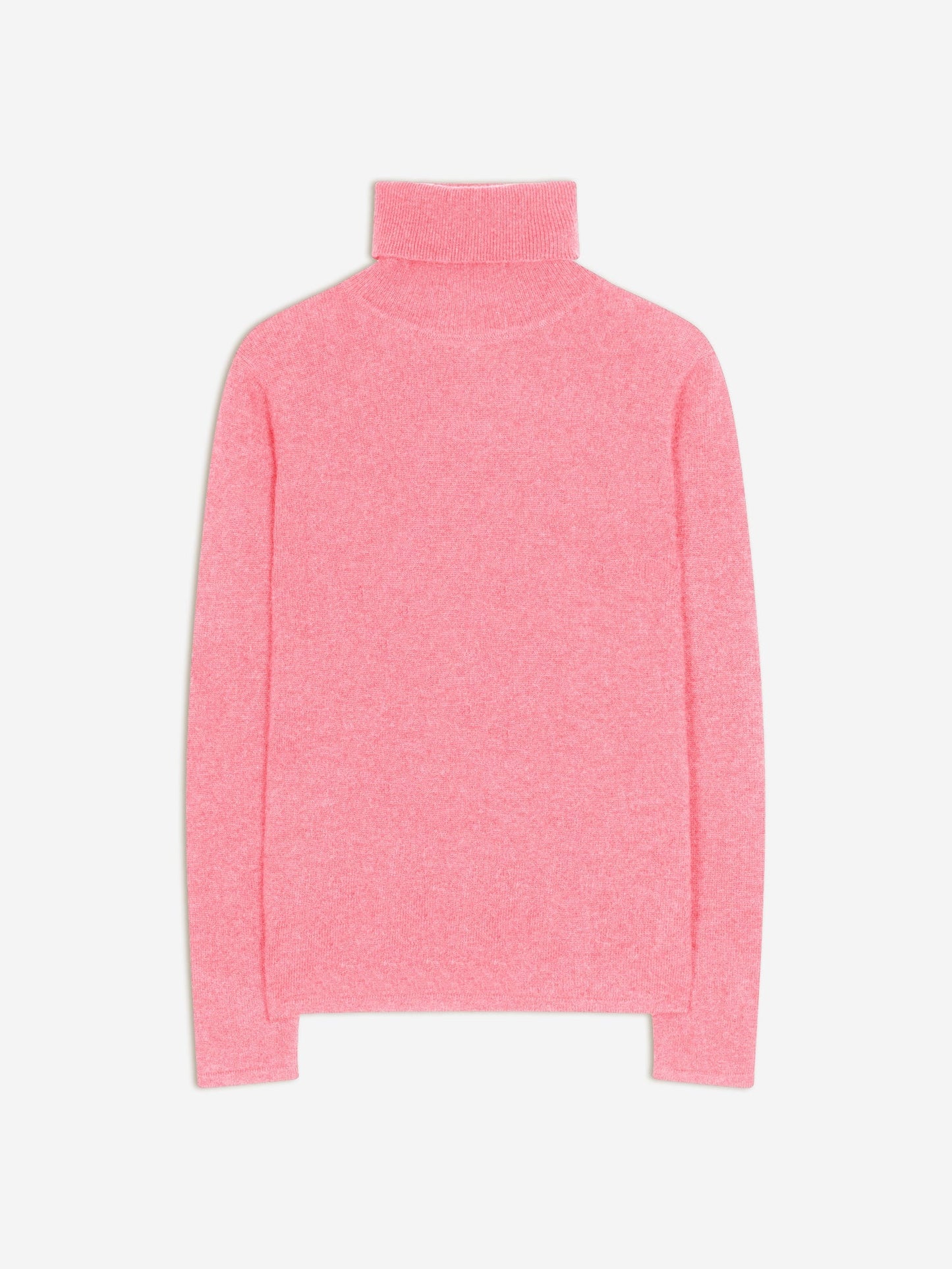 BISE Rollkragenpullover rosa meliert 100% Kaschmir