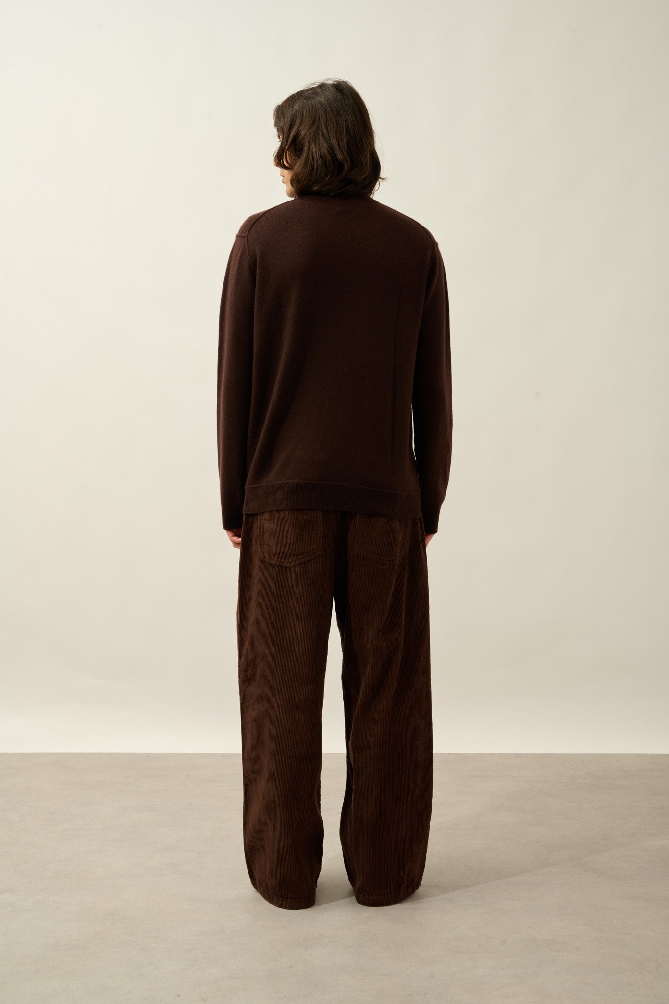 candice pull camionneur choco 100% cachemire