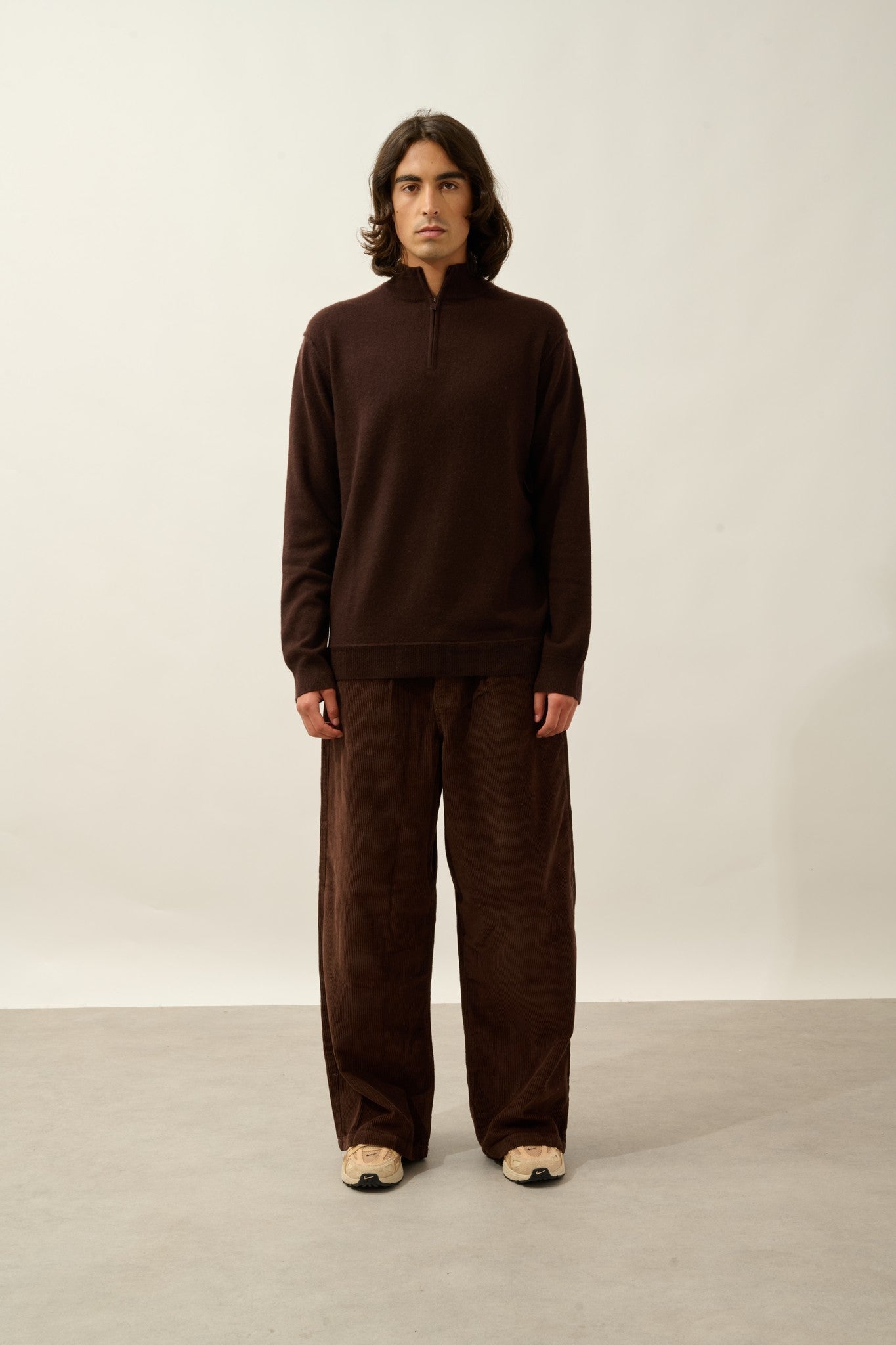 candice pull camionneur choco 100% cachemire