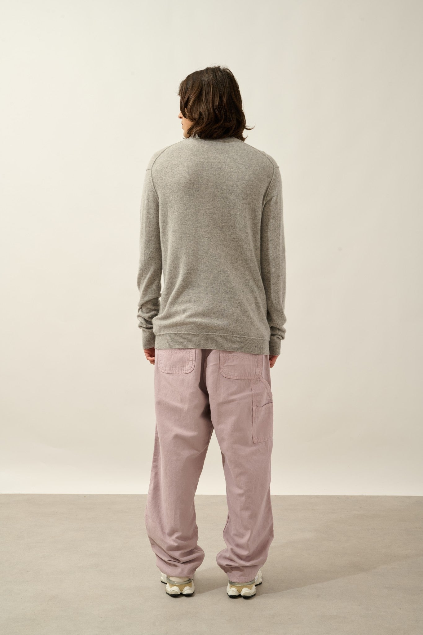 candice pull camionneur nuage chiné 100% cachemire