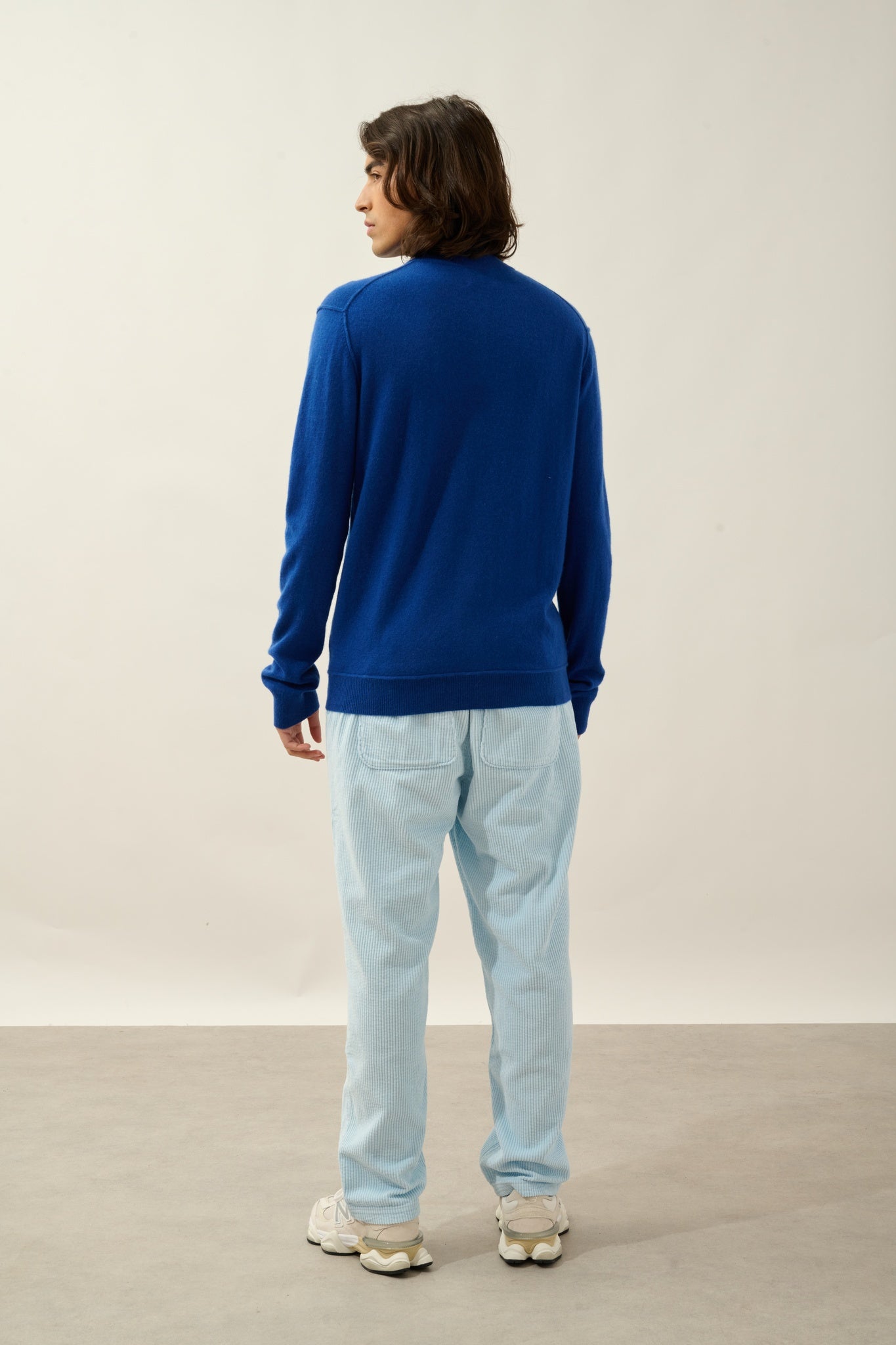 CANDICE pull camionneur outremer 100% cachemire