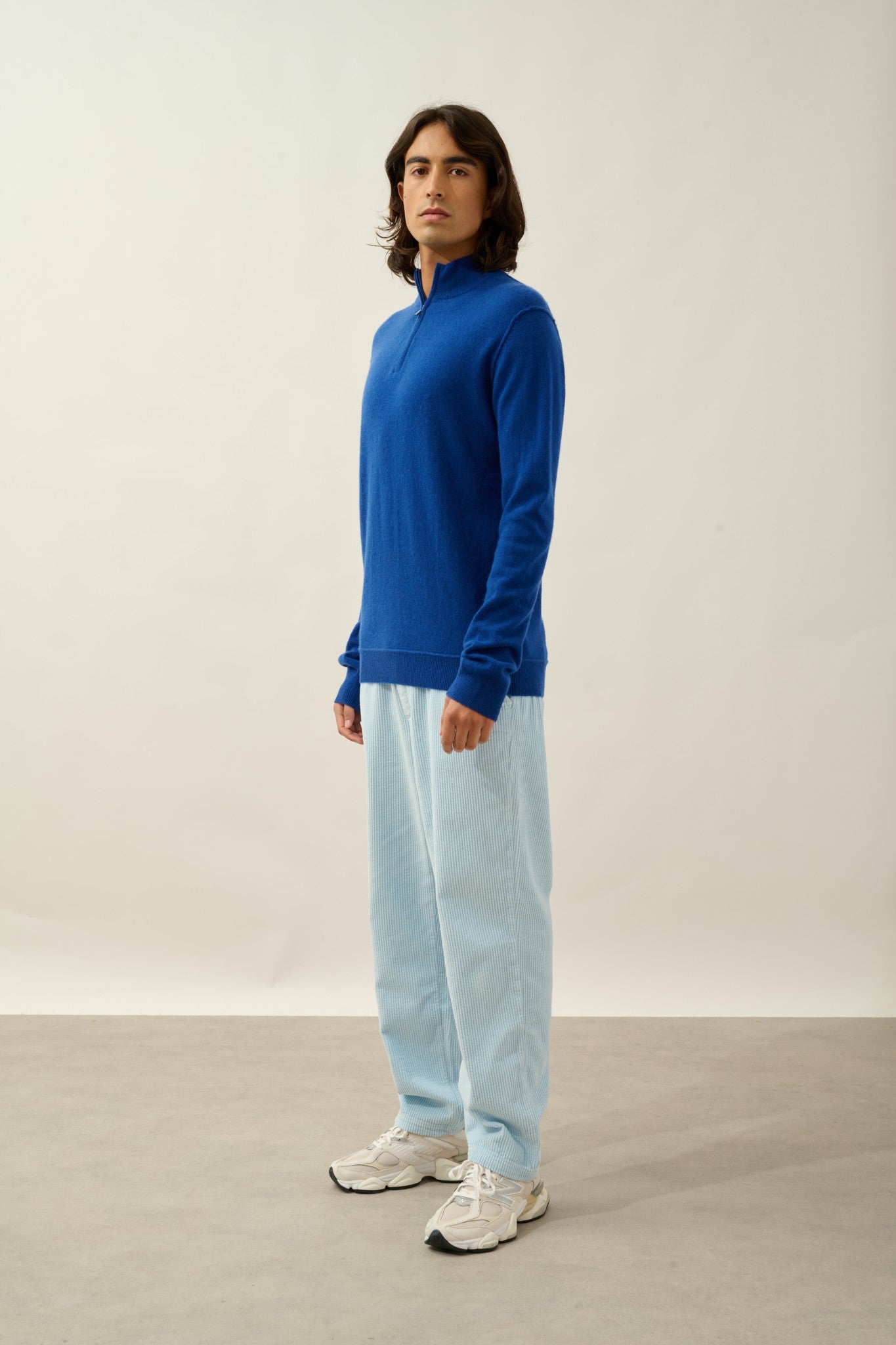 candice pull camionneur outremer 100% cachemire