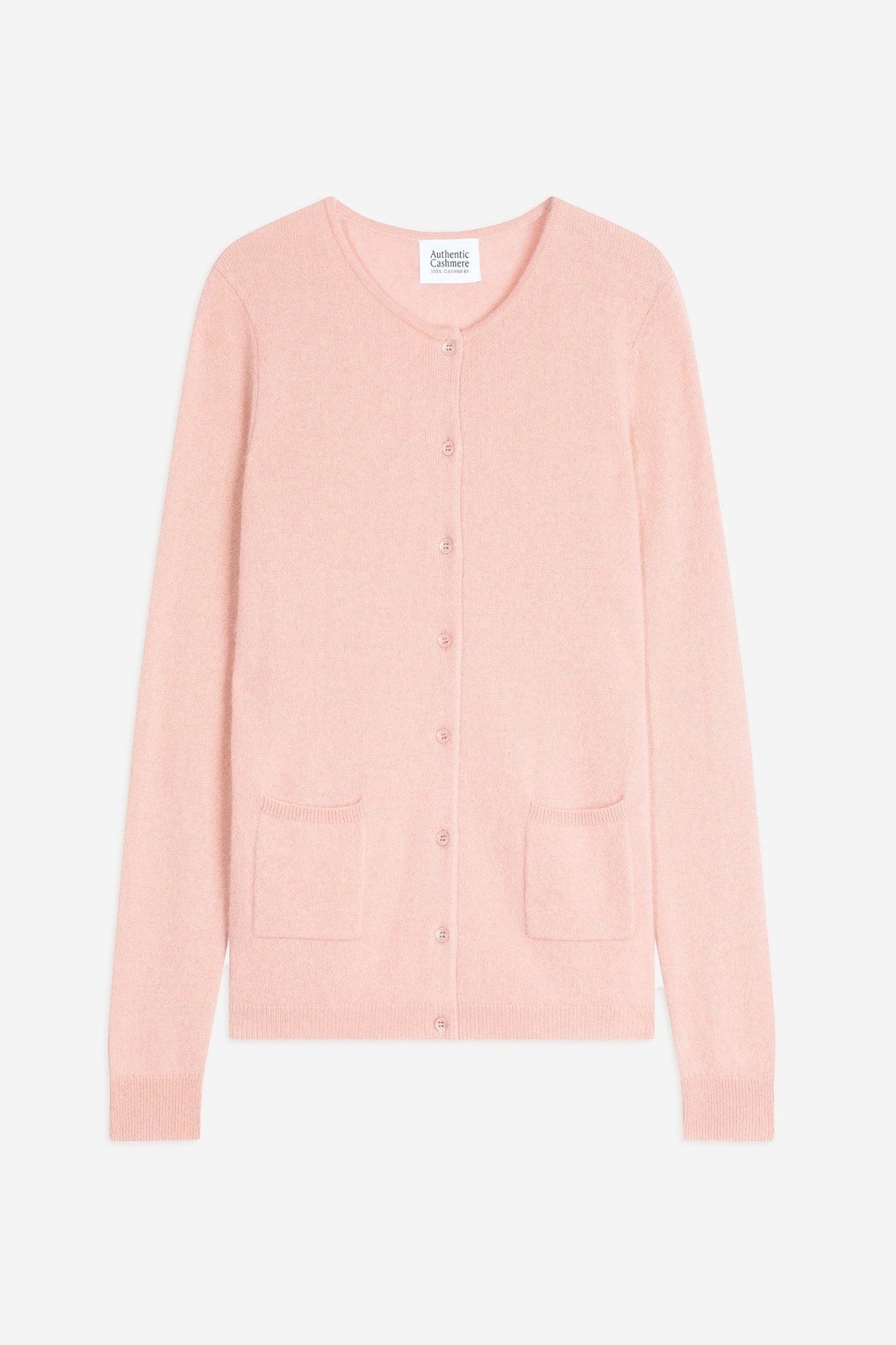 caron cardigan col rond ballerine 100% cachemire