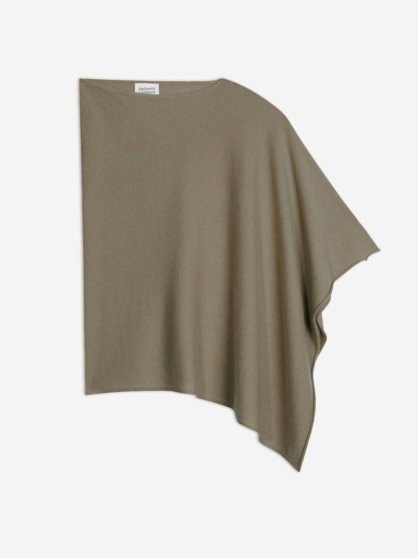 carra poncho army 100% cachemire