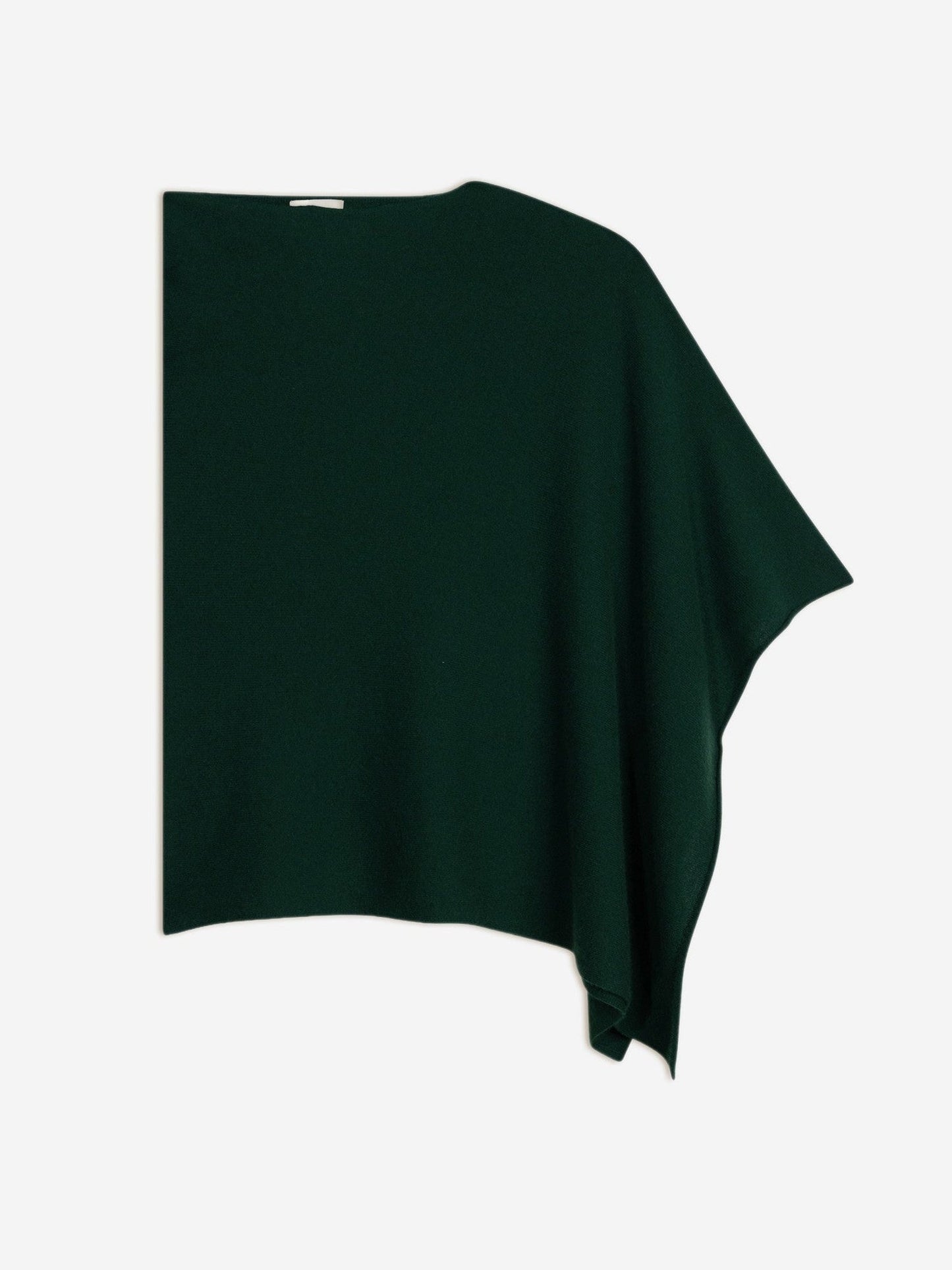 carra poncho cyprès 100% cachemire