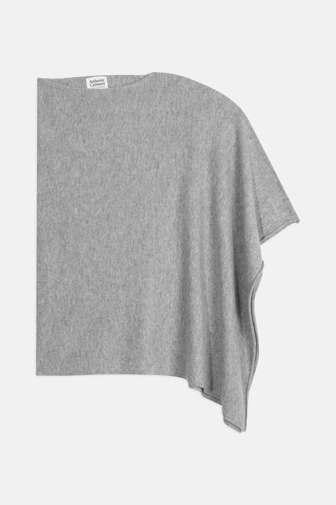 carra poncho nuage chiné 100% cachemire