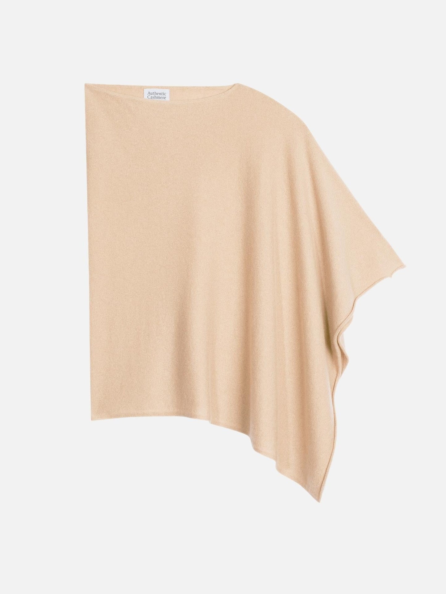 CARRA poncho sand 100% cashmere